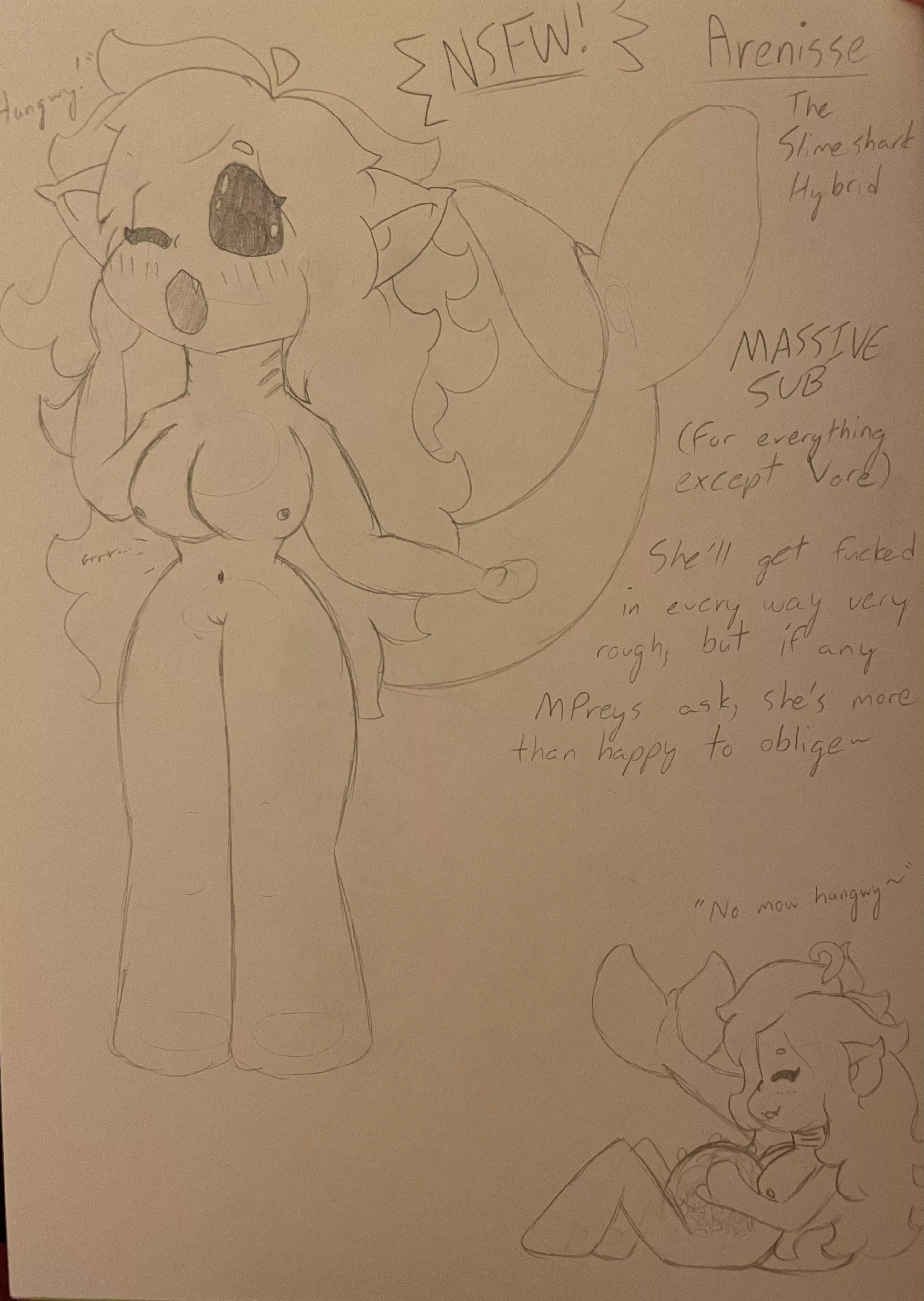 A simple Vore OC, Arenisse (F-Pred)(Slimegirl)(Original Creation) Created by me! posted by Zaeil_Xane12164