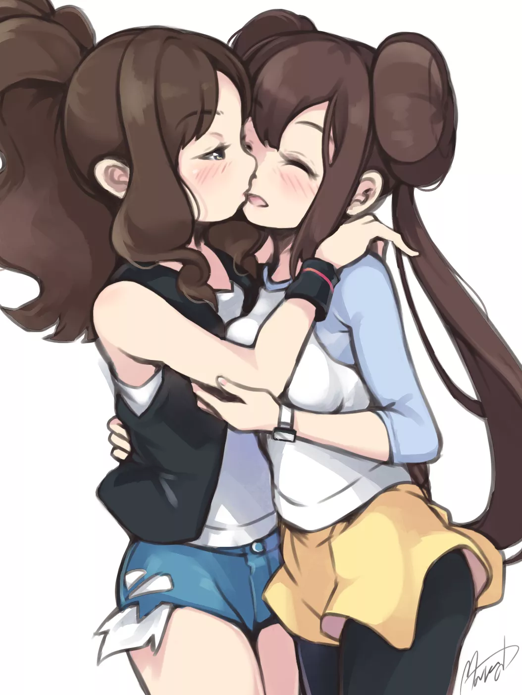 A snuggle with kisses [Pokémon] posted by SweetUploader