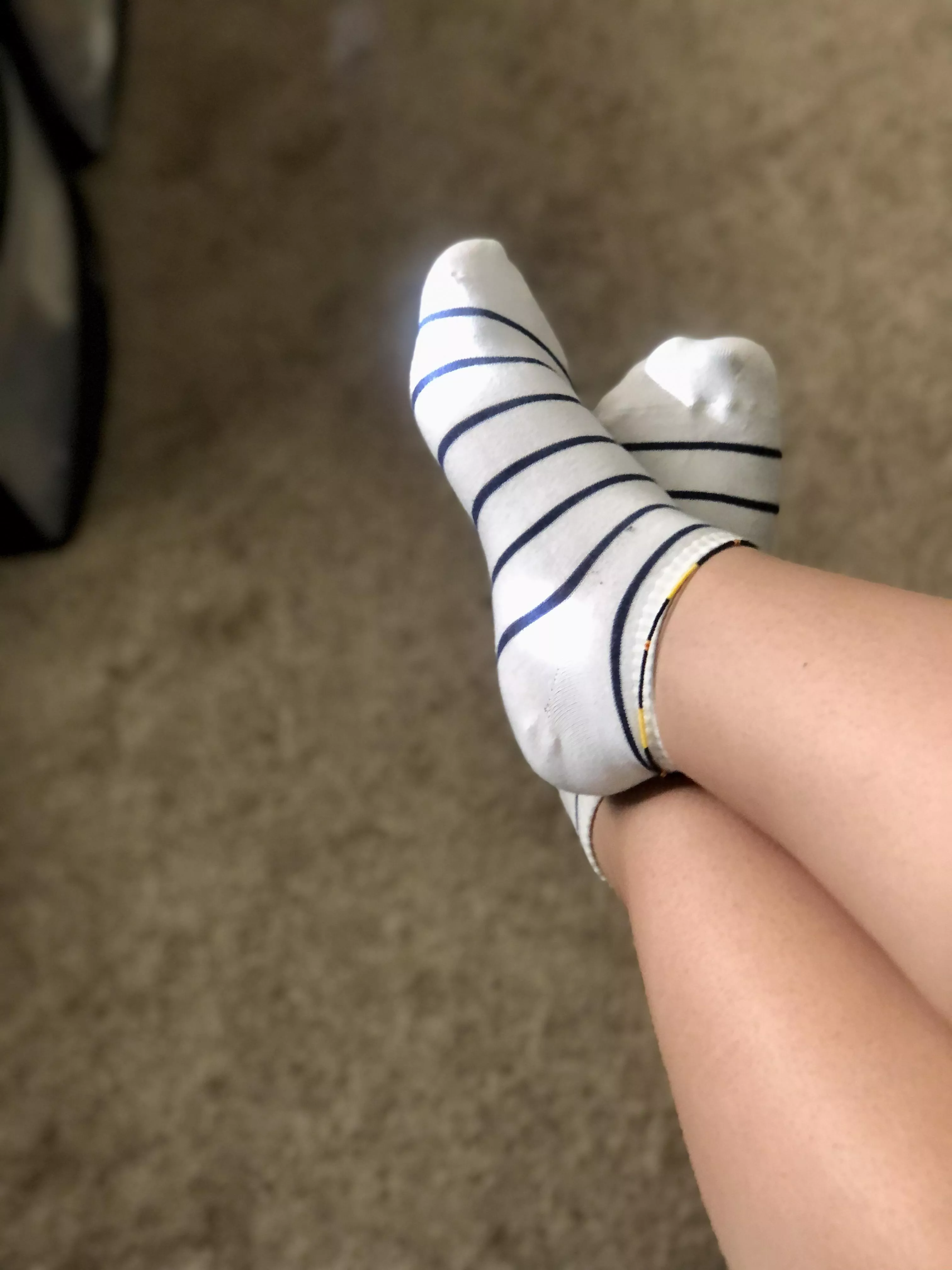 a striped socks lover posted by licksntrix