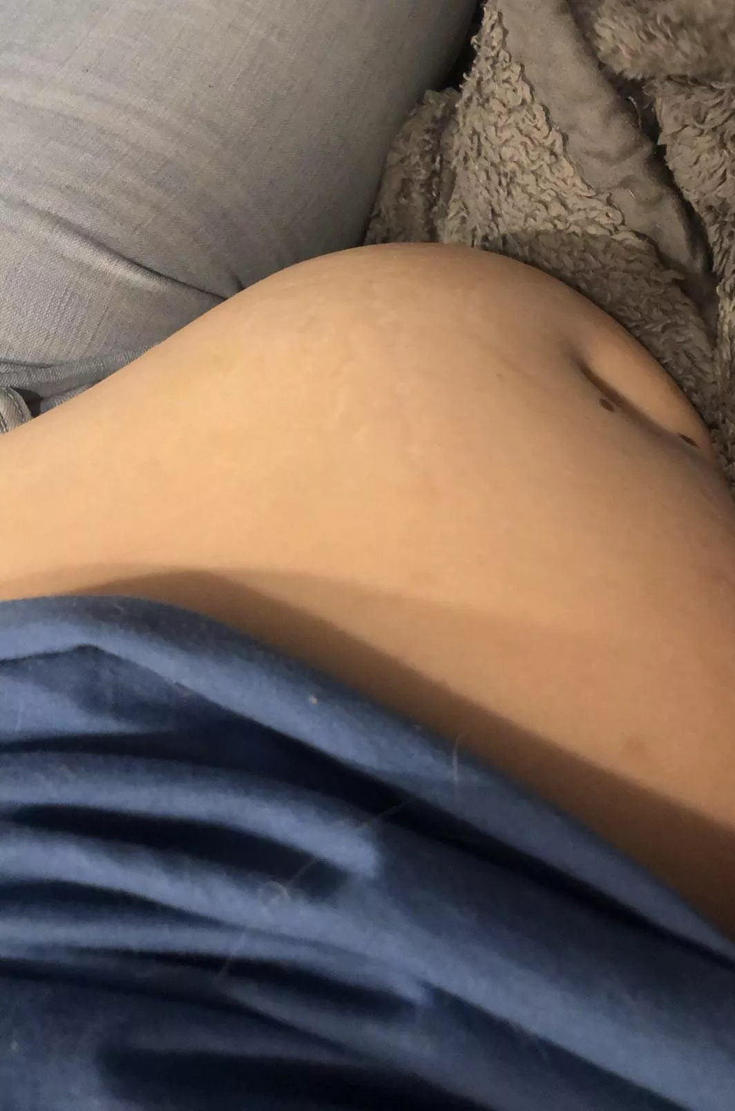 About to stuff this big belly. Itâ€™s been growing so much! posted by Sad-Bad-2213