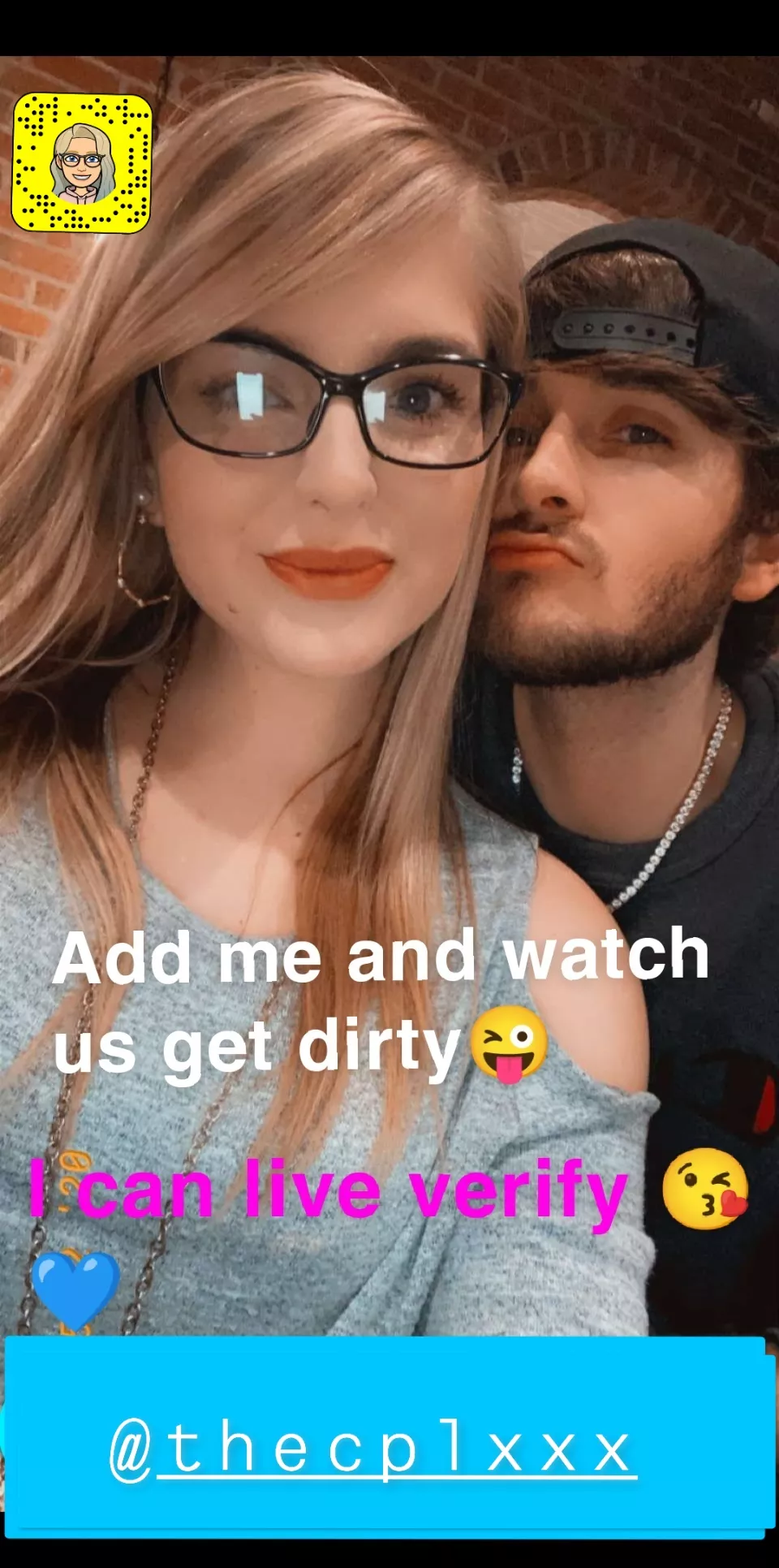 Add me on snappp thecplxxx 😘 posted by bestcouple350