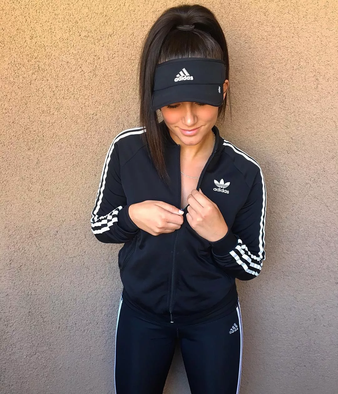 Adidas Track Suit, Visor and Ponytail posted by BigDLebowski