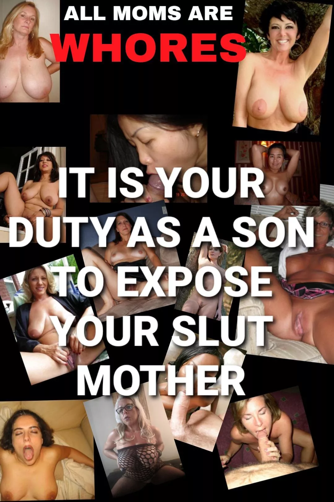 Admit it, you want to. You NEED to expose your mom posted by MILF_connoisseur1