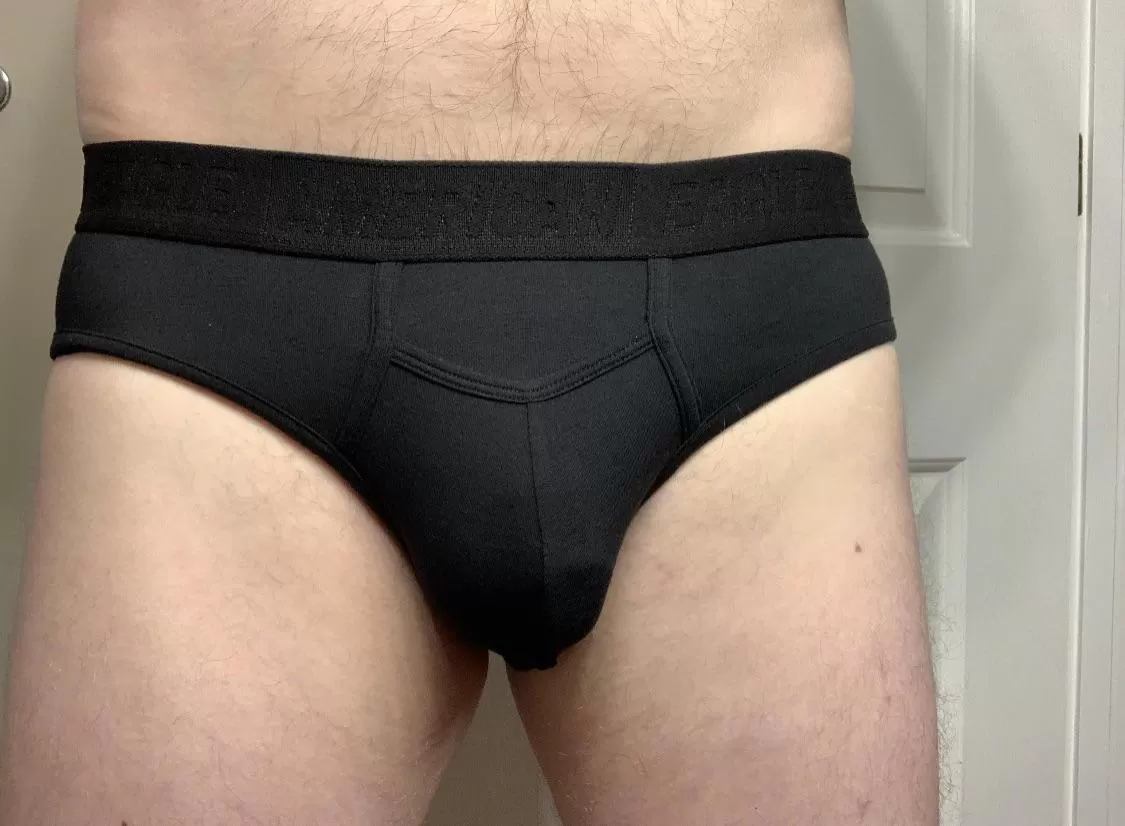 AE Black Briefs with a Kangaroo pouch. posted by TWCanadian