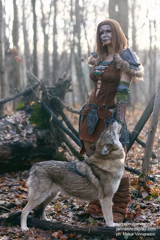 Aela the Huntress (Skyrim), by me.~ posted by JannetIncosplay