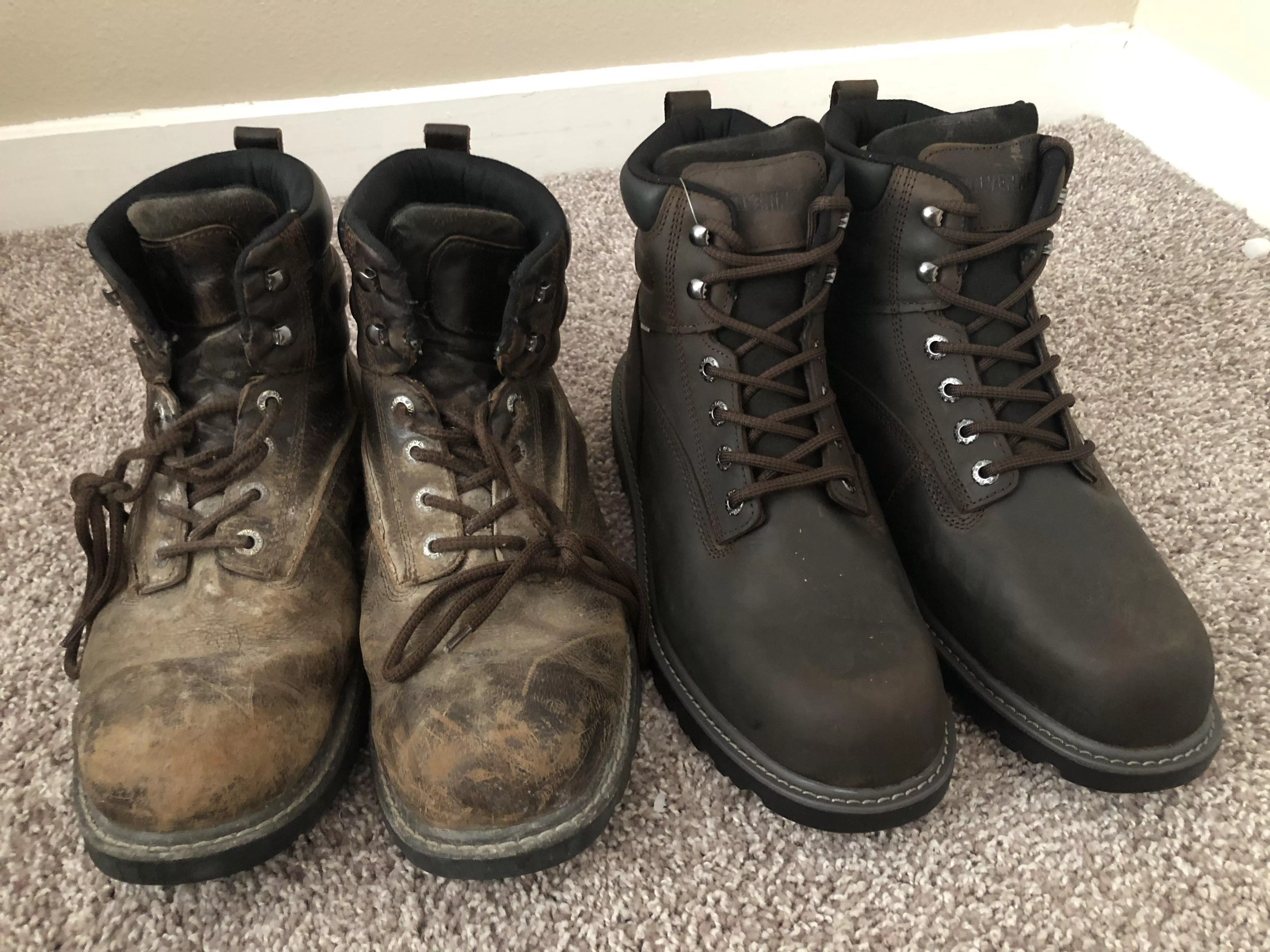 After about 3 years I finally retired my wolverines. Got the same pair with steel toe now. posted by CutlassFuryX