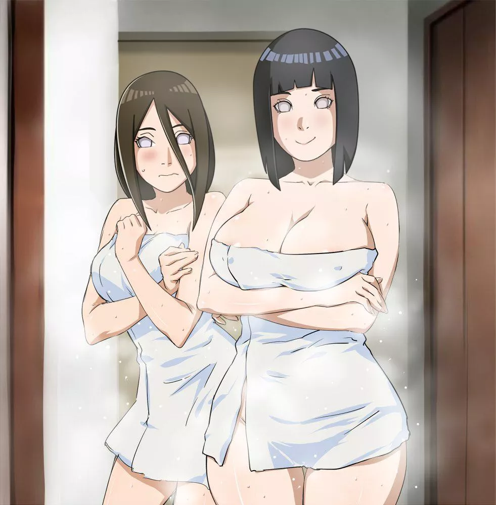 After Bath Hyuga sisters posted by moiXXjo