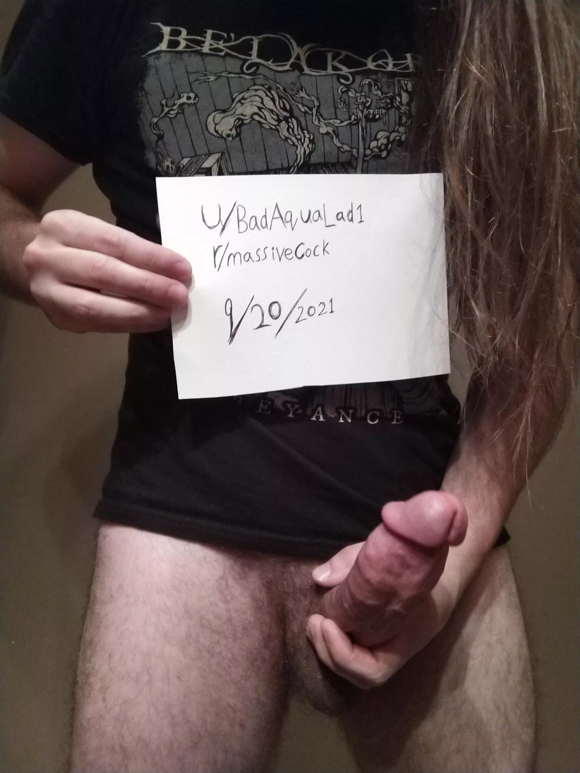 After my last post's success I figured It was time I did my verification posted by BadAquaLad1