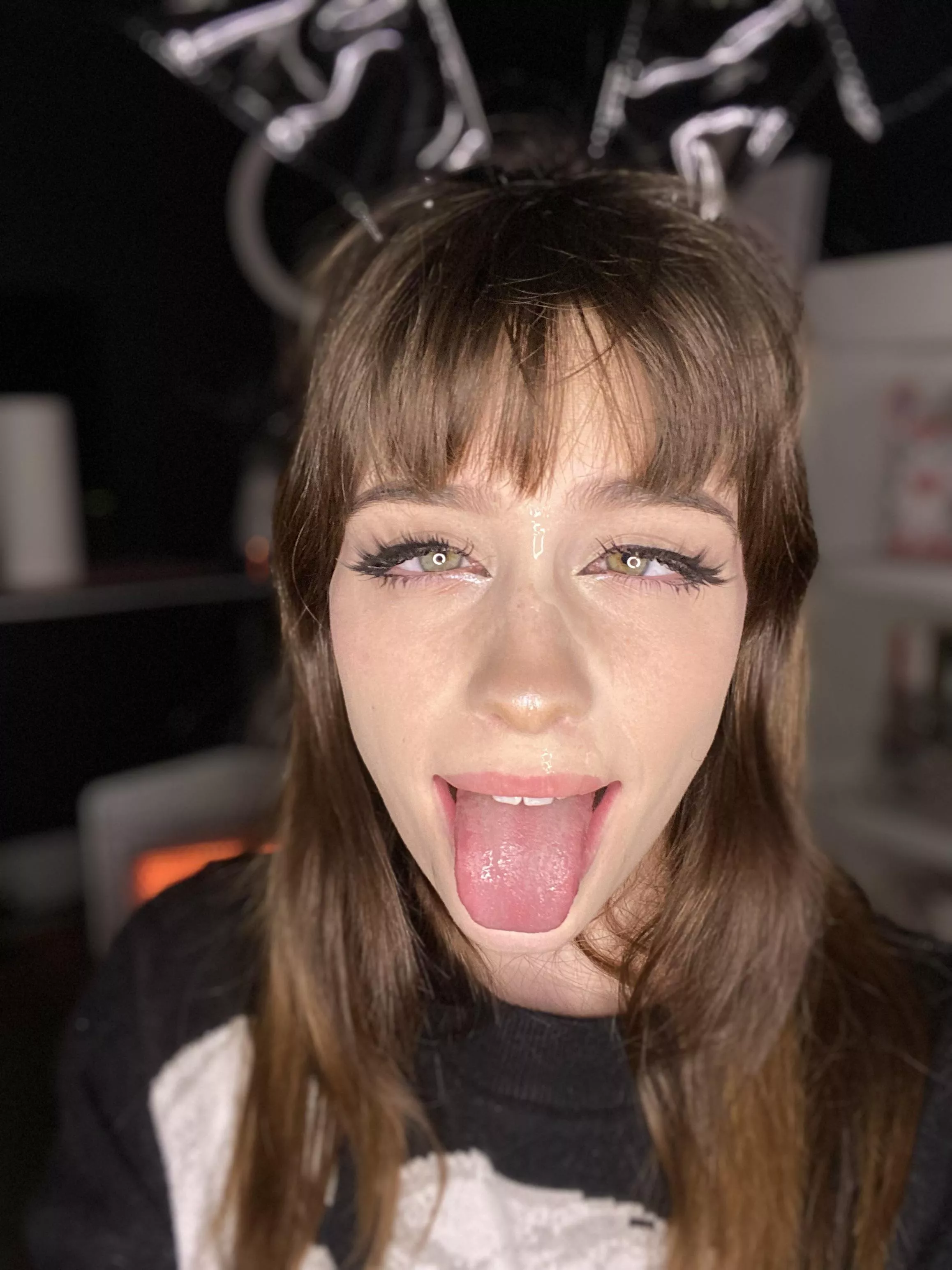 Ahegao cum selfie attempt😅(19f OC) posted by soogsx