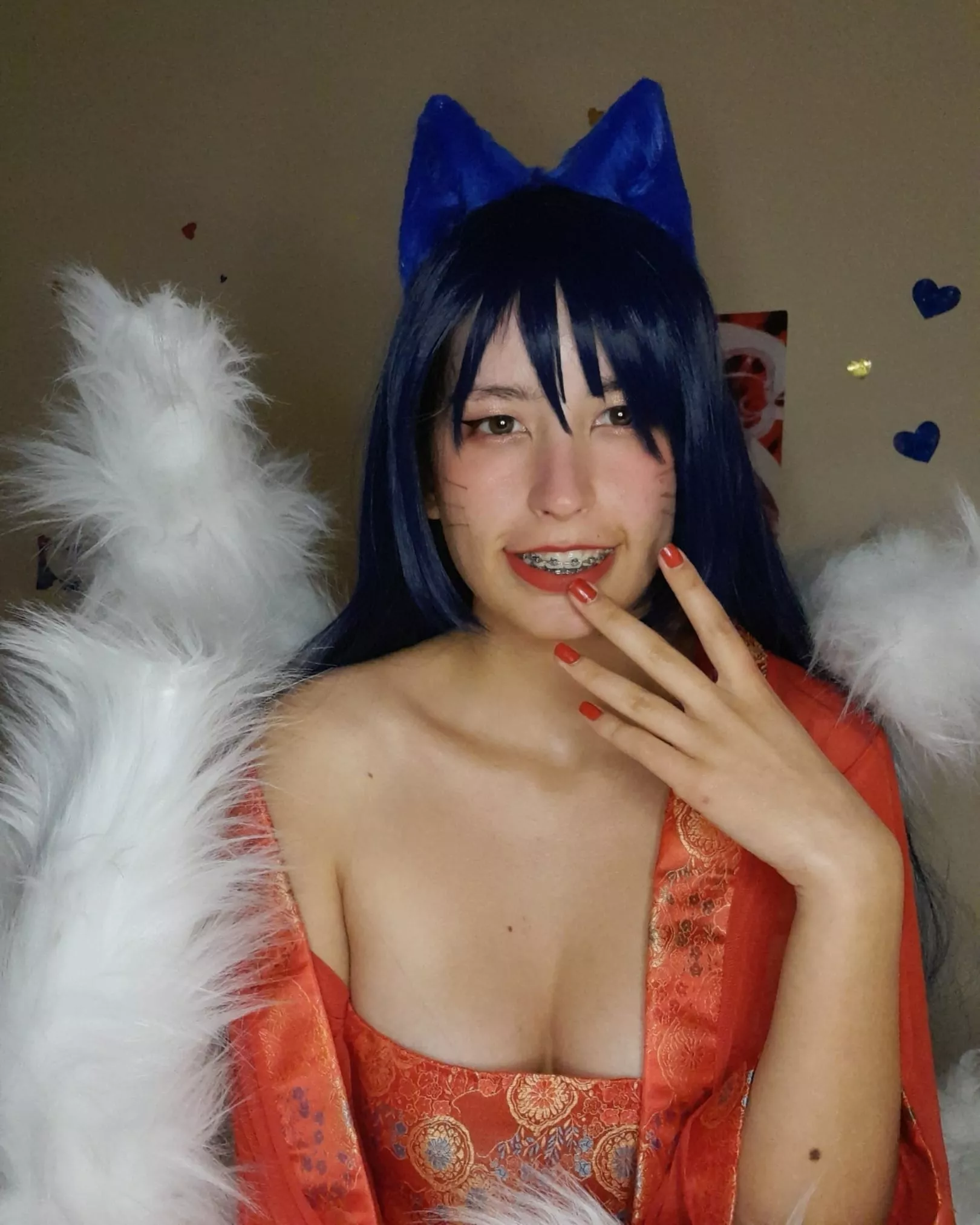 Ahri but with braces :3 posted by stepsister-kana