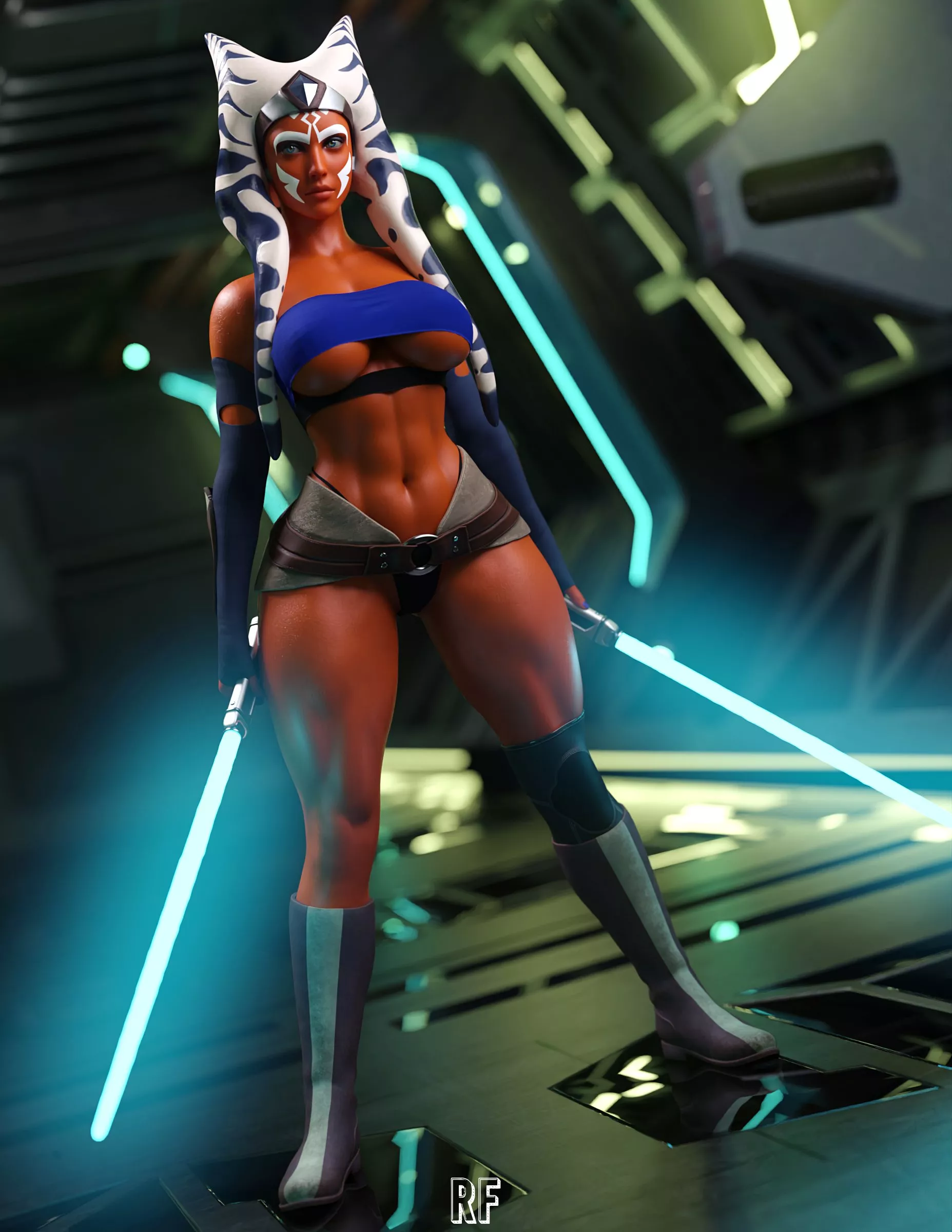 Ahsoka (Rude Frog) [Star Wars] posted by Kuro-Oji