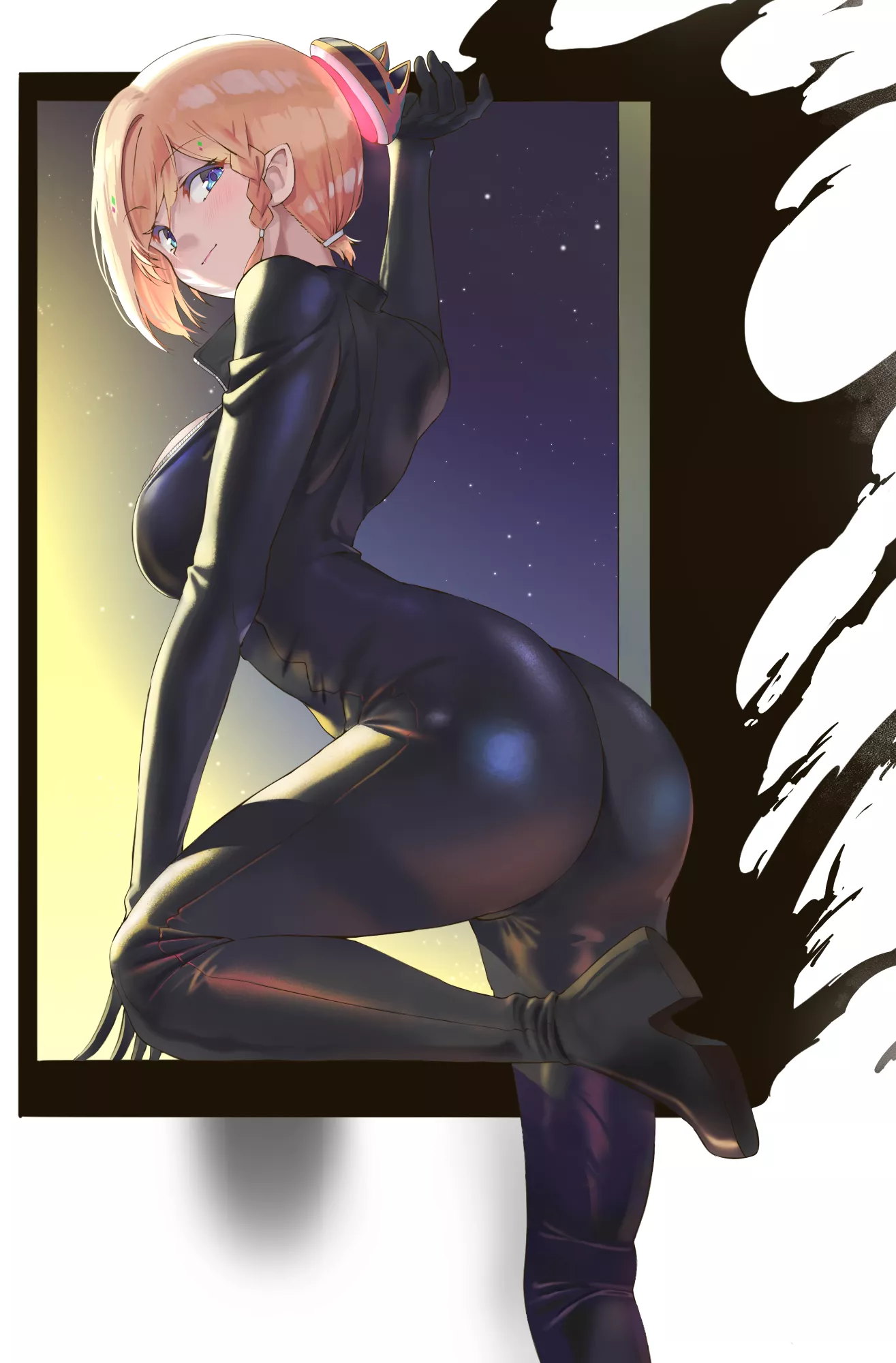 Aki Rosenthal Spy Catsuit Making Her Exit (Twin) [Hololive] posted by sequence_string