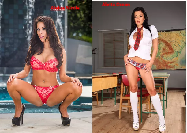 Aleksa Nicole vs Aletta Ocean posted by classelegant