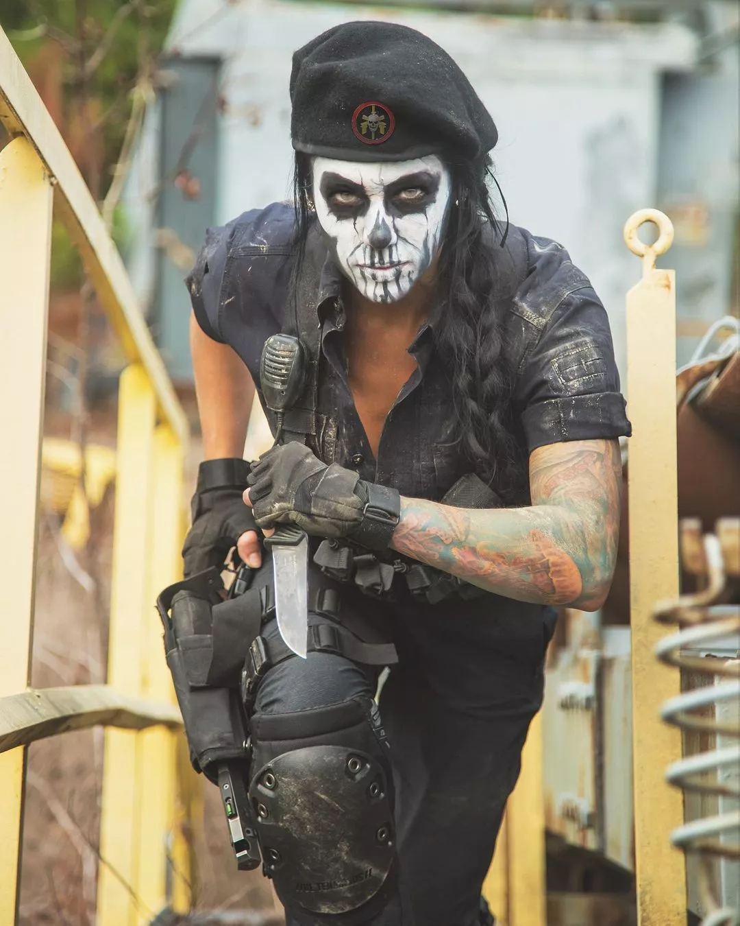 Alex Zedra as Caveira from Rainbow Six Siege posted by zarp23