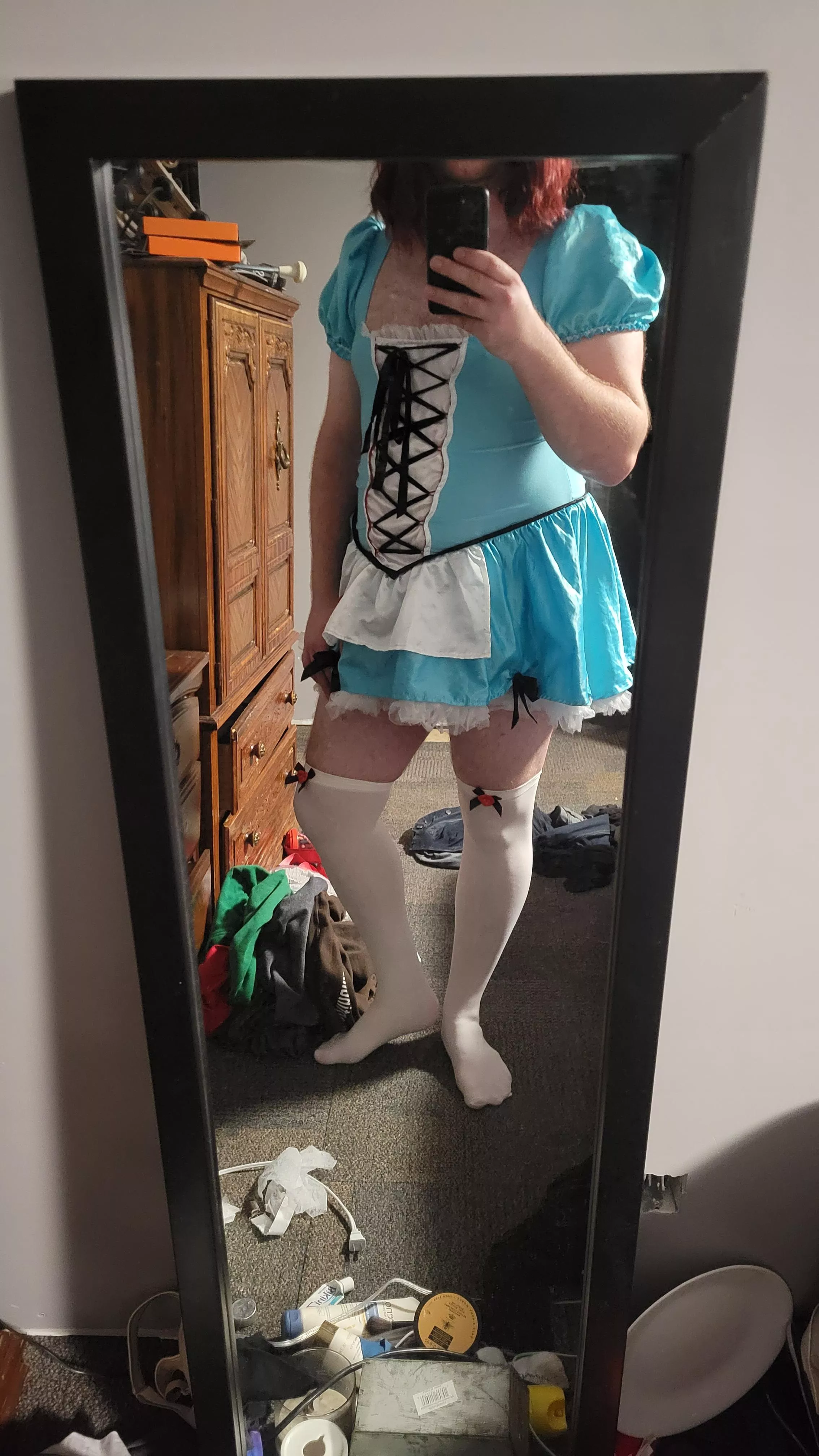 Alice is ready for Wonderland! What would you like to see her do? We just may take your suggestions and share more pictures ;) posted by sissytina569