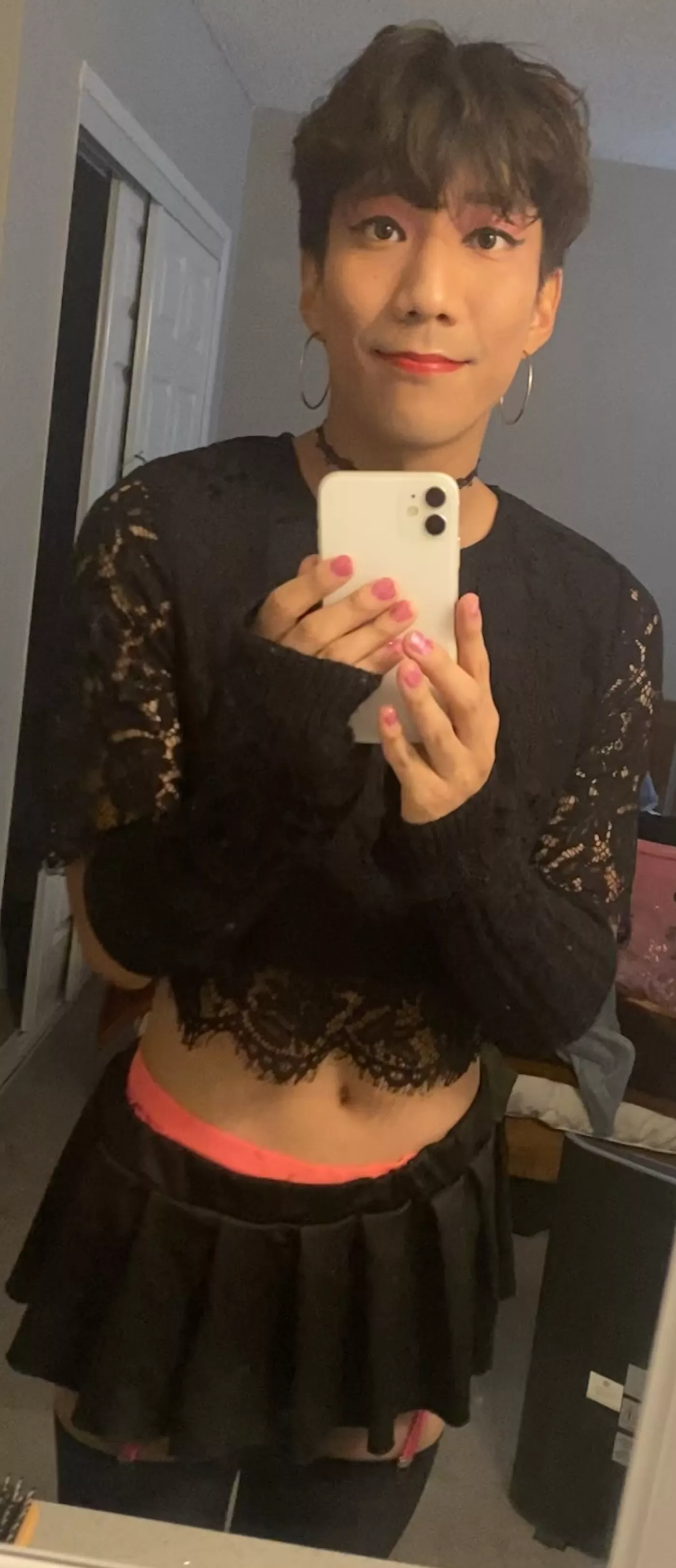 All dolled up! 🥰 What do you think? posted by femboyfag