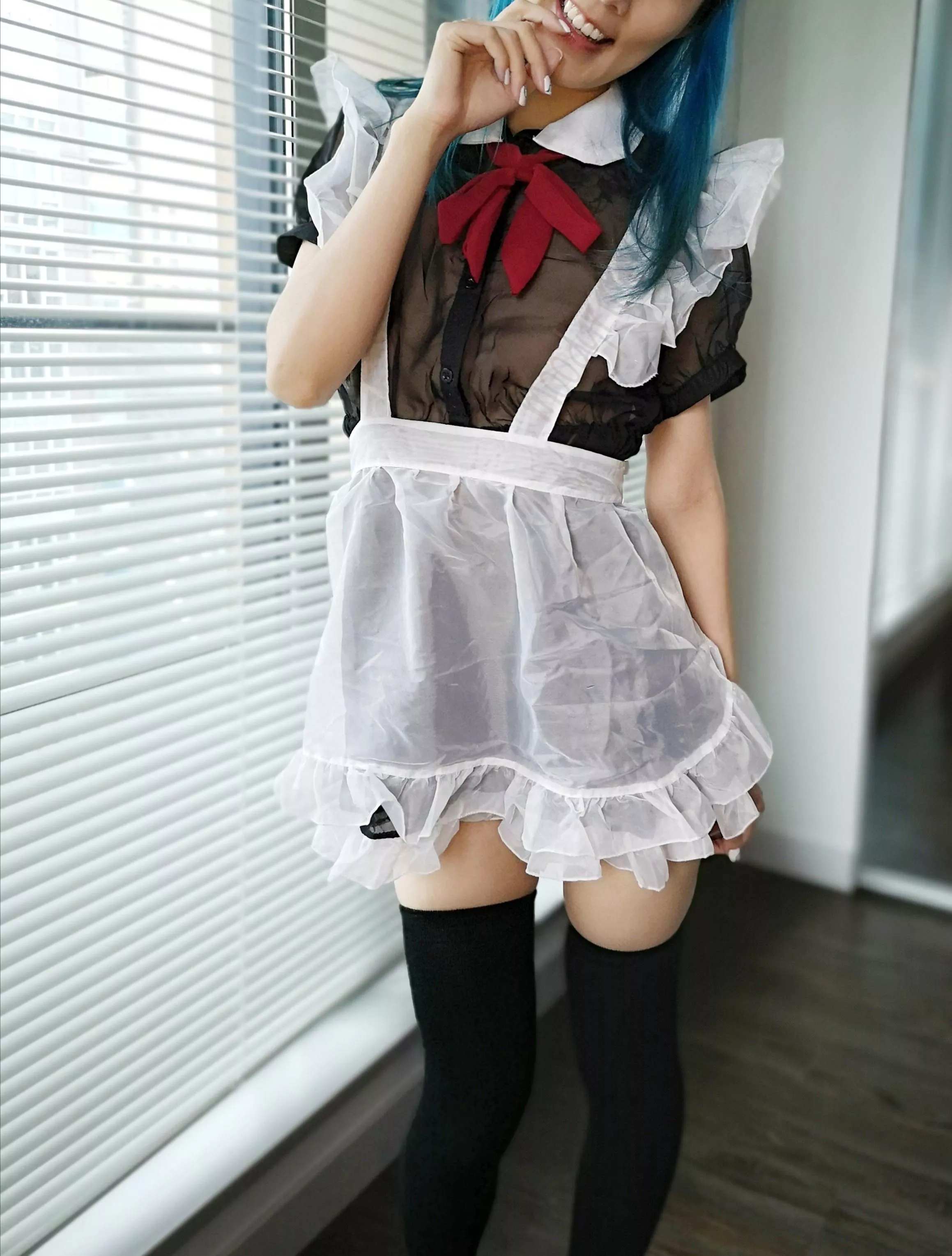 All-sheer is my favourite way to dress up as a little maid posted by MoodyRina