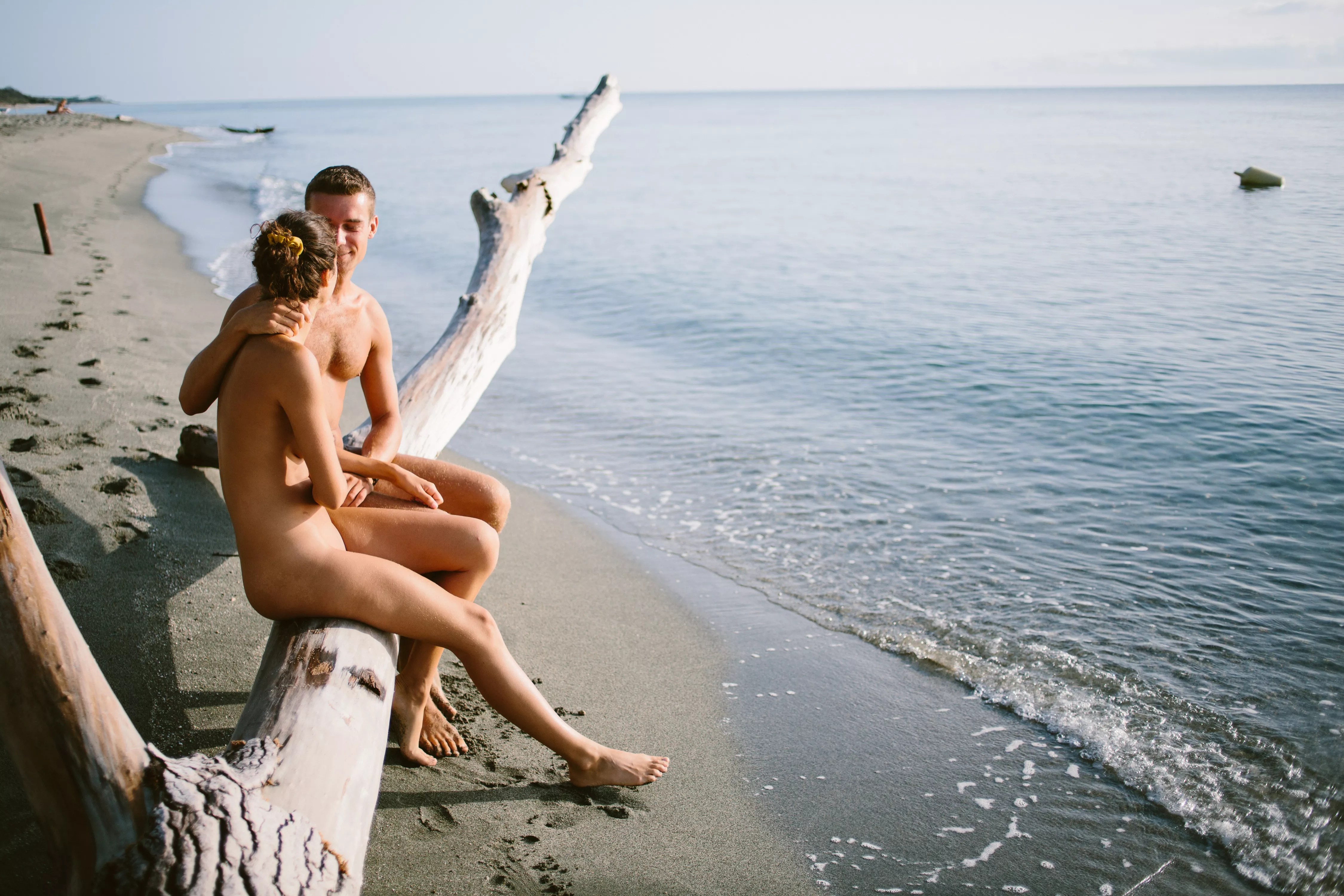 Alone at the beach (Corsica) posted by NaturistPictures