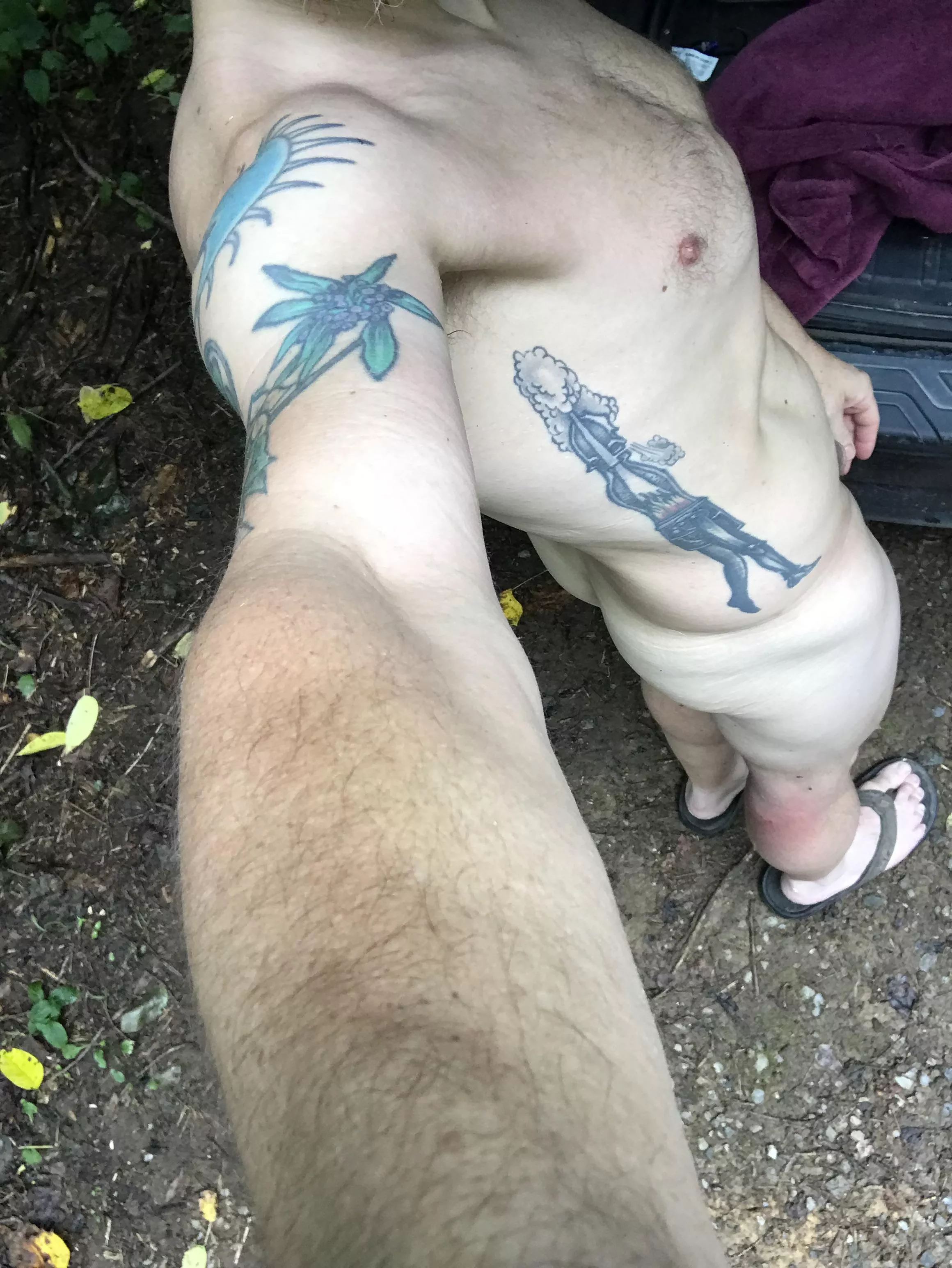 Alone at the trailhead after 15 rainy [m]ountain miles posted by countrypunk