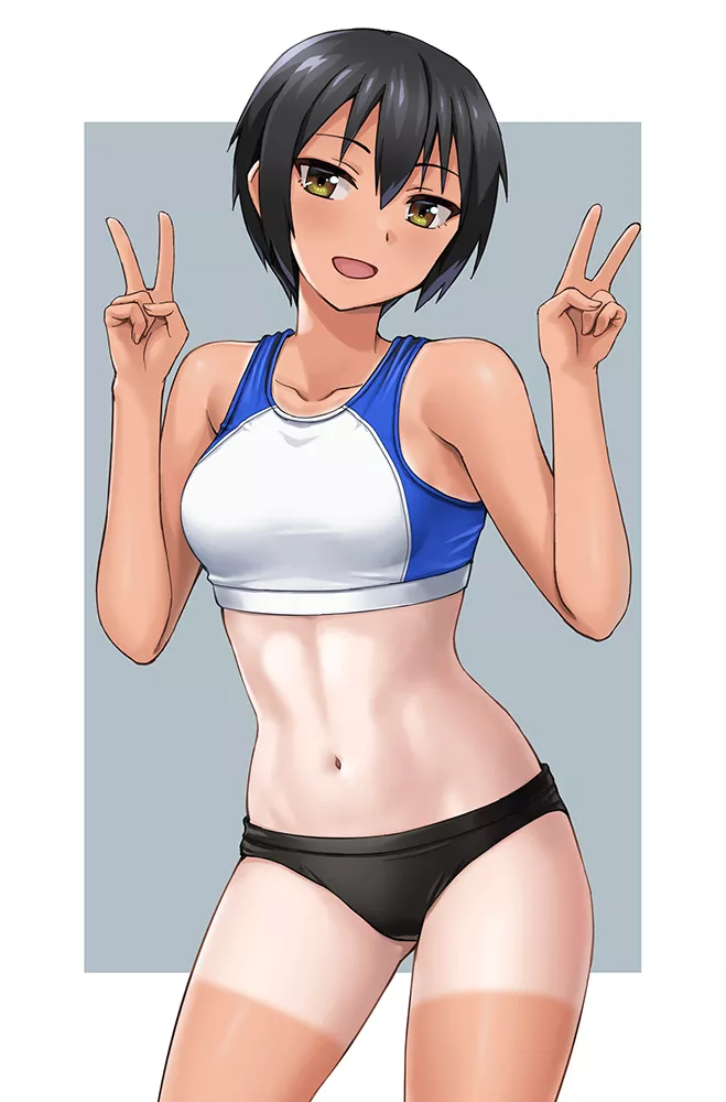 Alternate workout tan. [Original] posted by chilidirigible