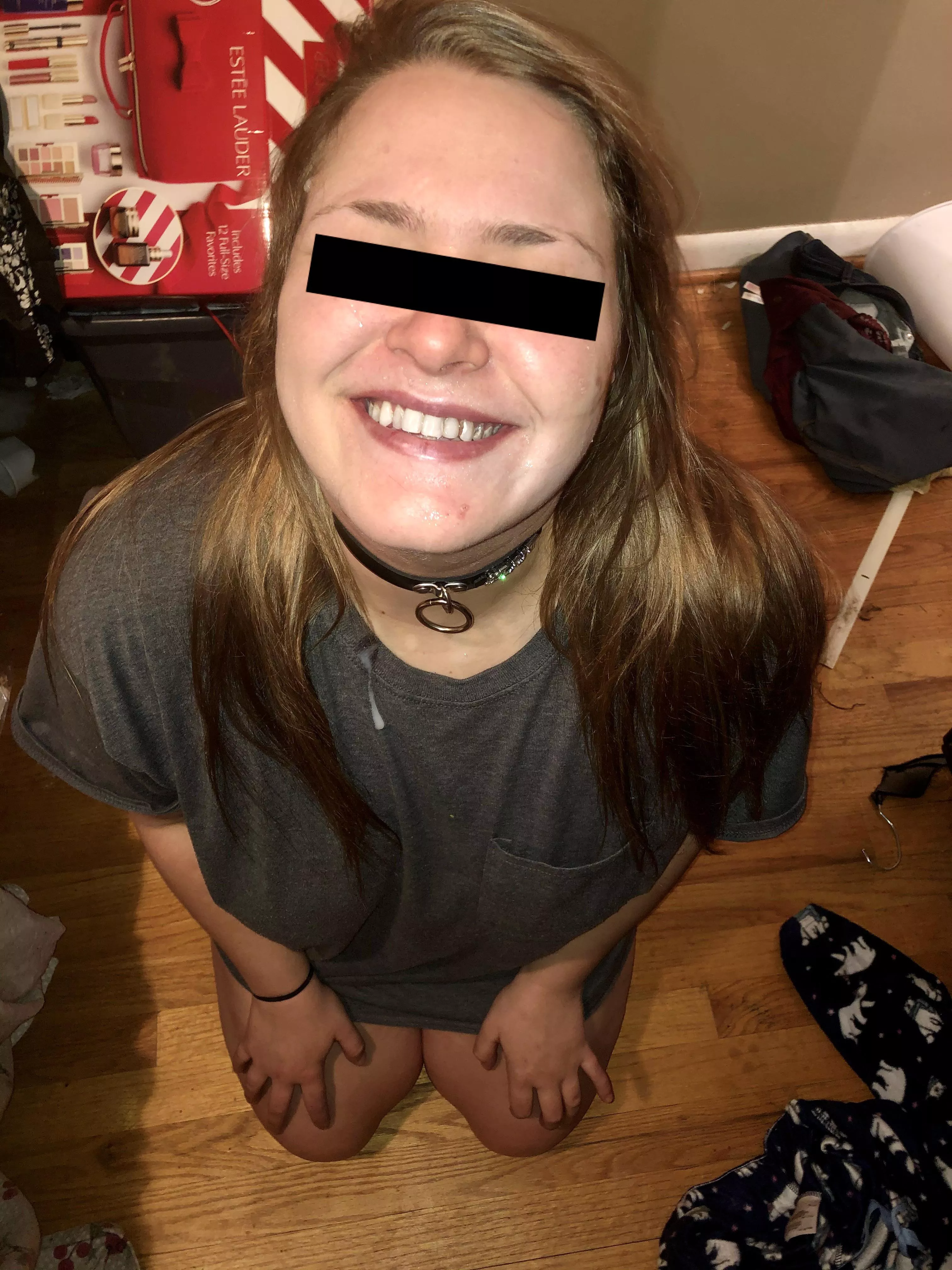 Always a big smile for a good cumshot. posted by KodaBear0107