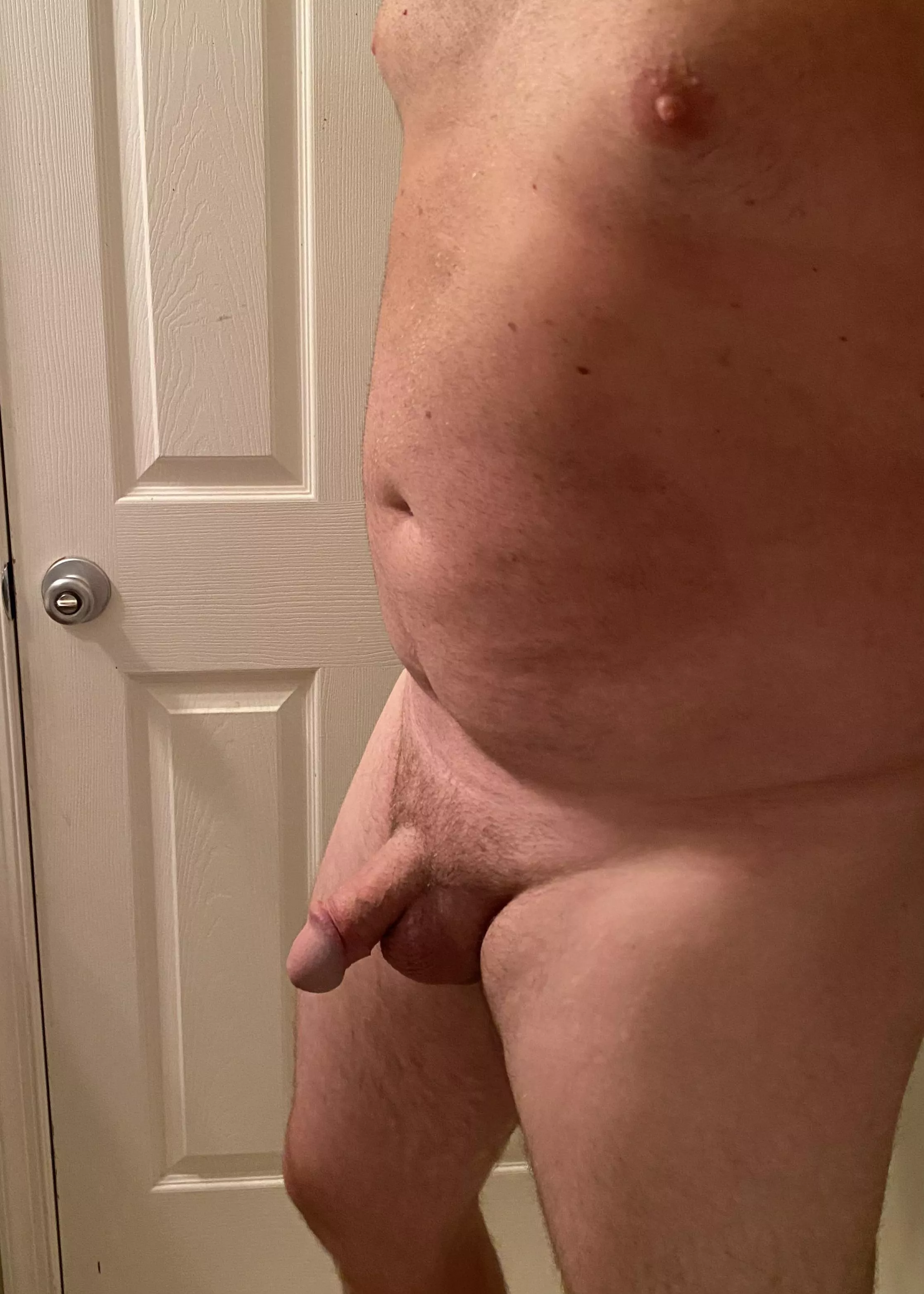 Always been self conscious of how my penis sticks out, instead of hanging more straight down even when soft. posted by Fuzzy_Atmosphere5279