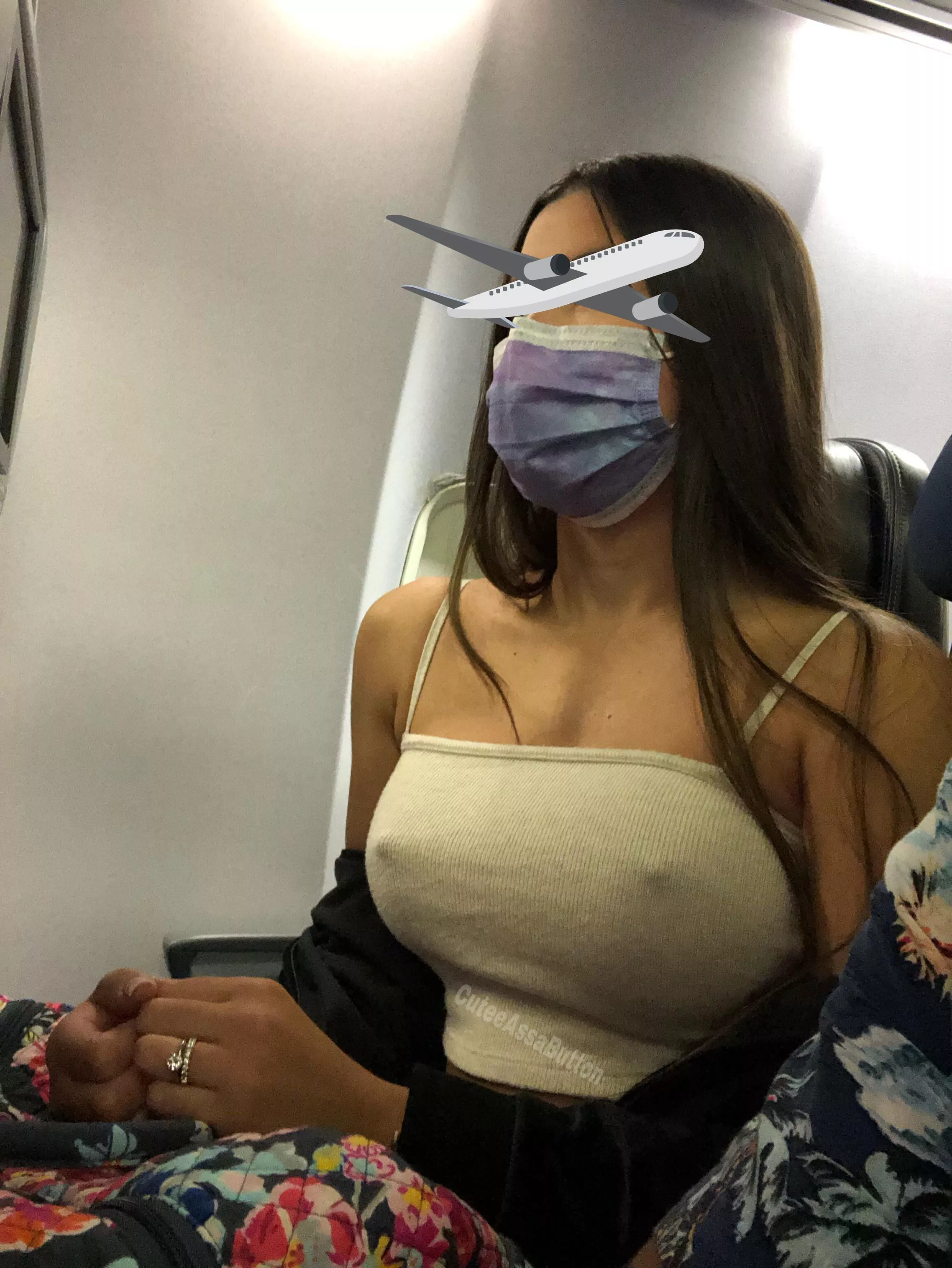 Always (f)ly bra- less in case of turbulence, it’s the safer choice. posted by CuteeAssaButton