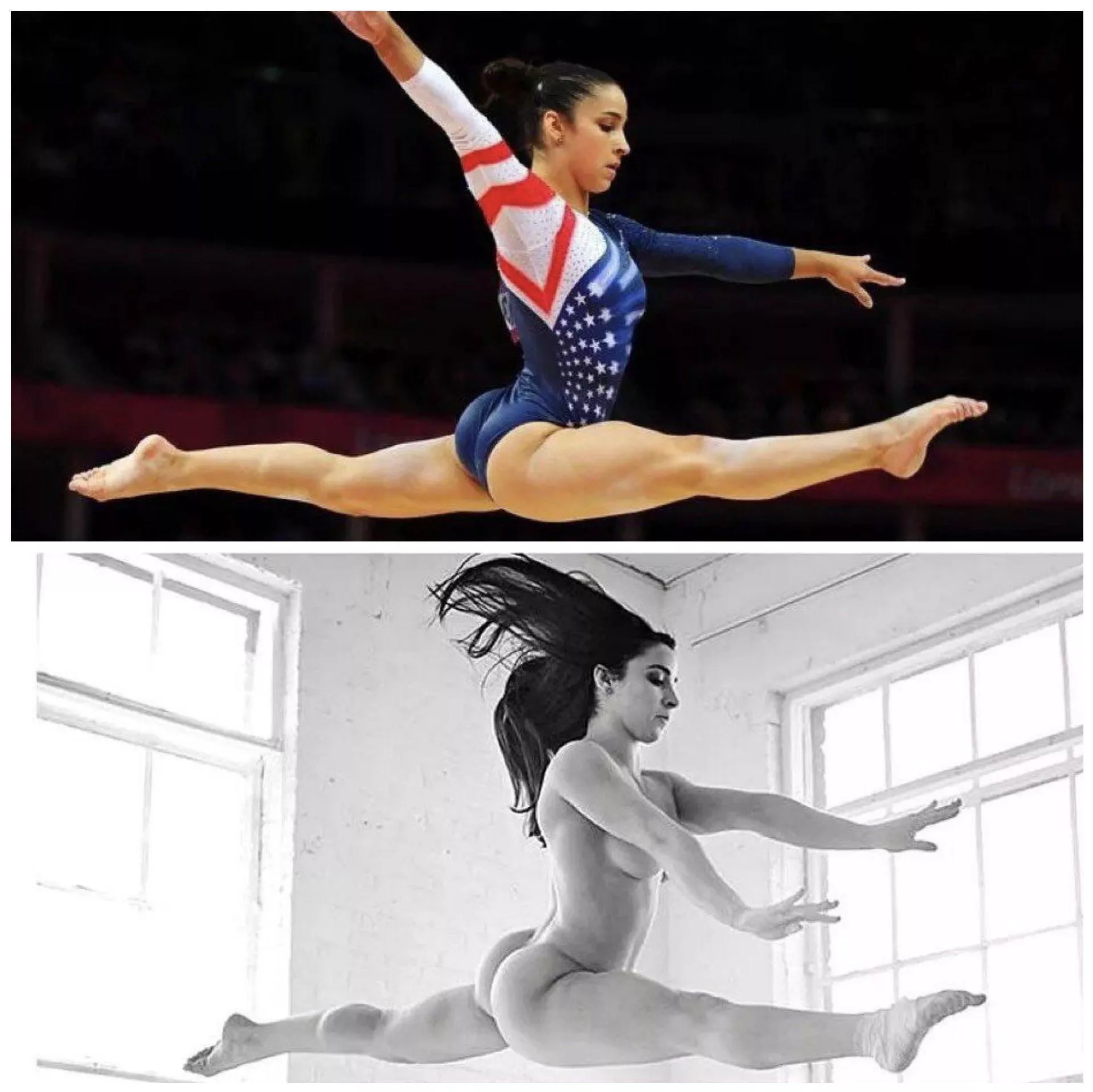 Aly Raisman on/off posted by conspiracythruther