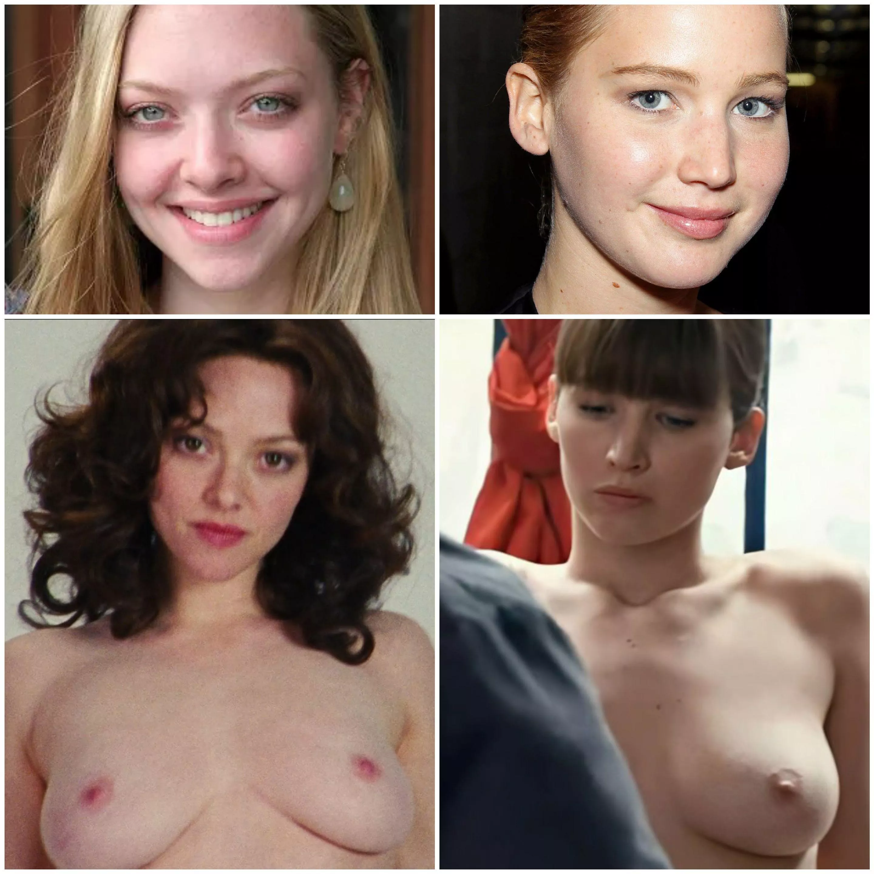 Amanda Seyfried & Jennifer Lawrence posted by deadkameng