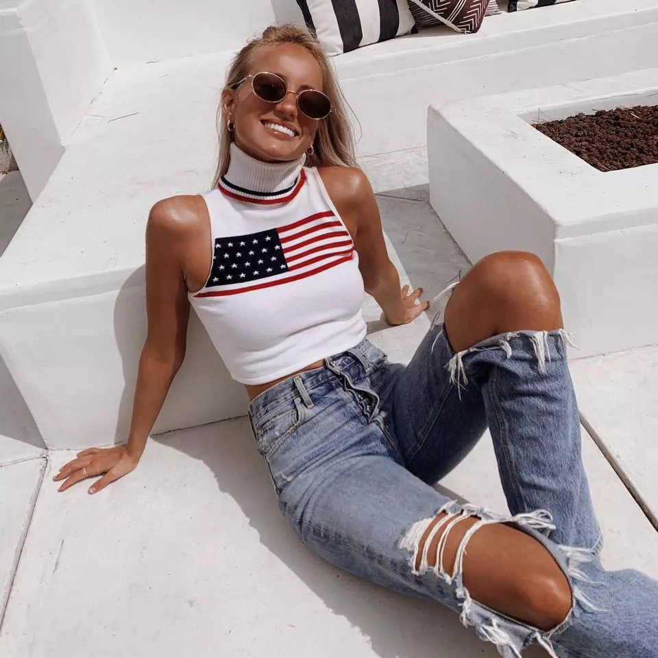 American Flag Tank posted by aabbccdefg