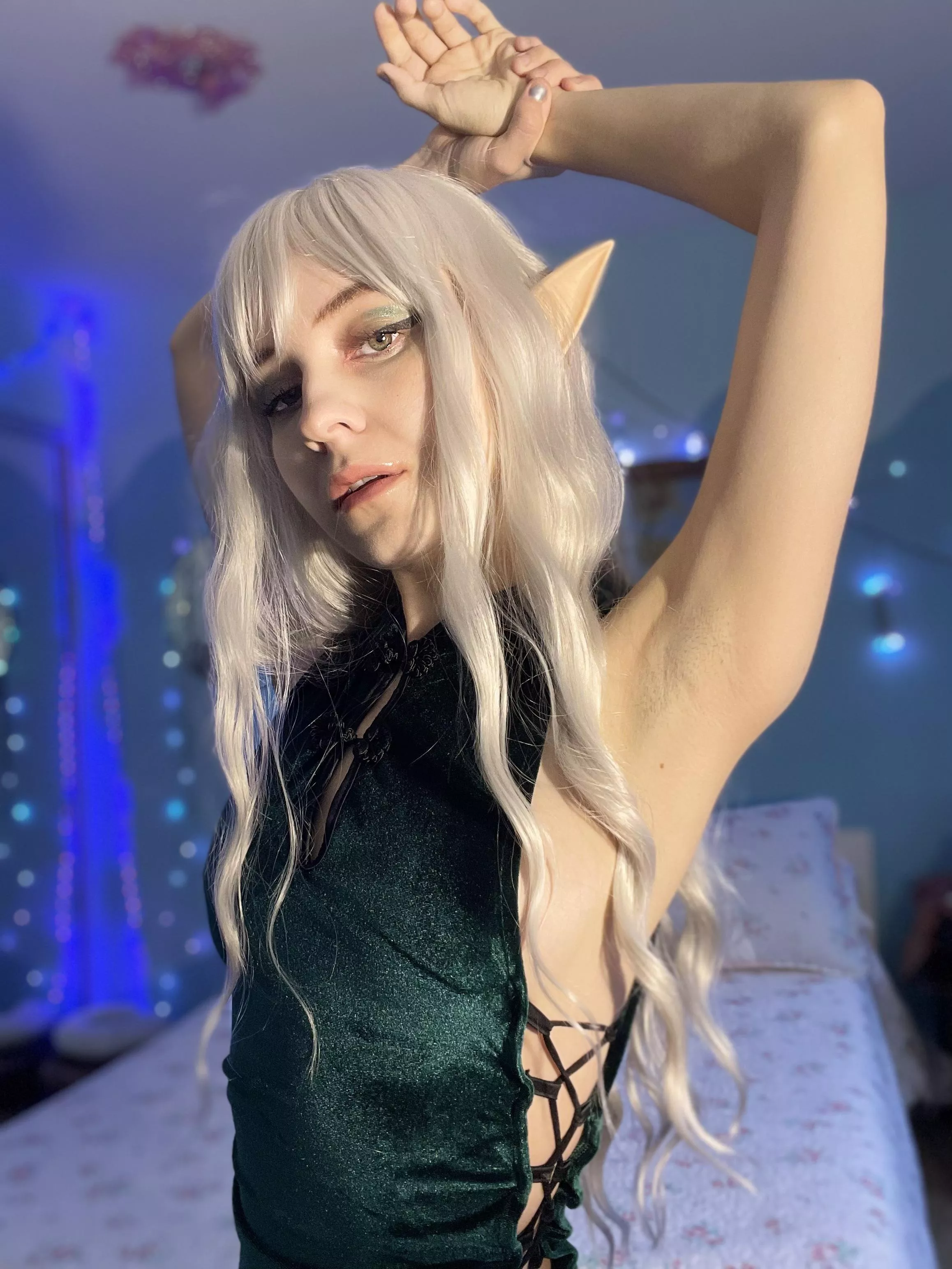 An elven armpit, yay or nay? 🧝🏻‍♀️ posted by TeslaPrincess69