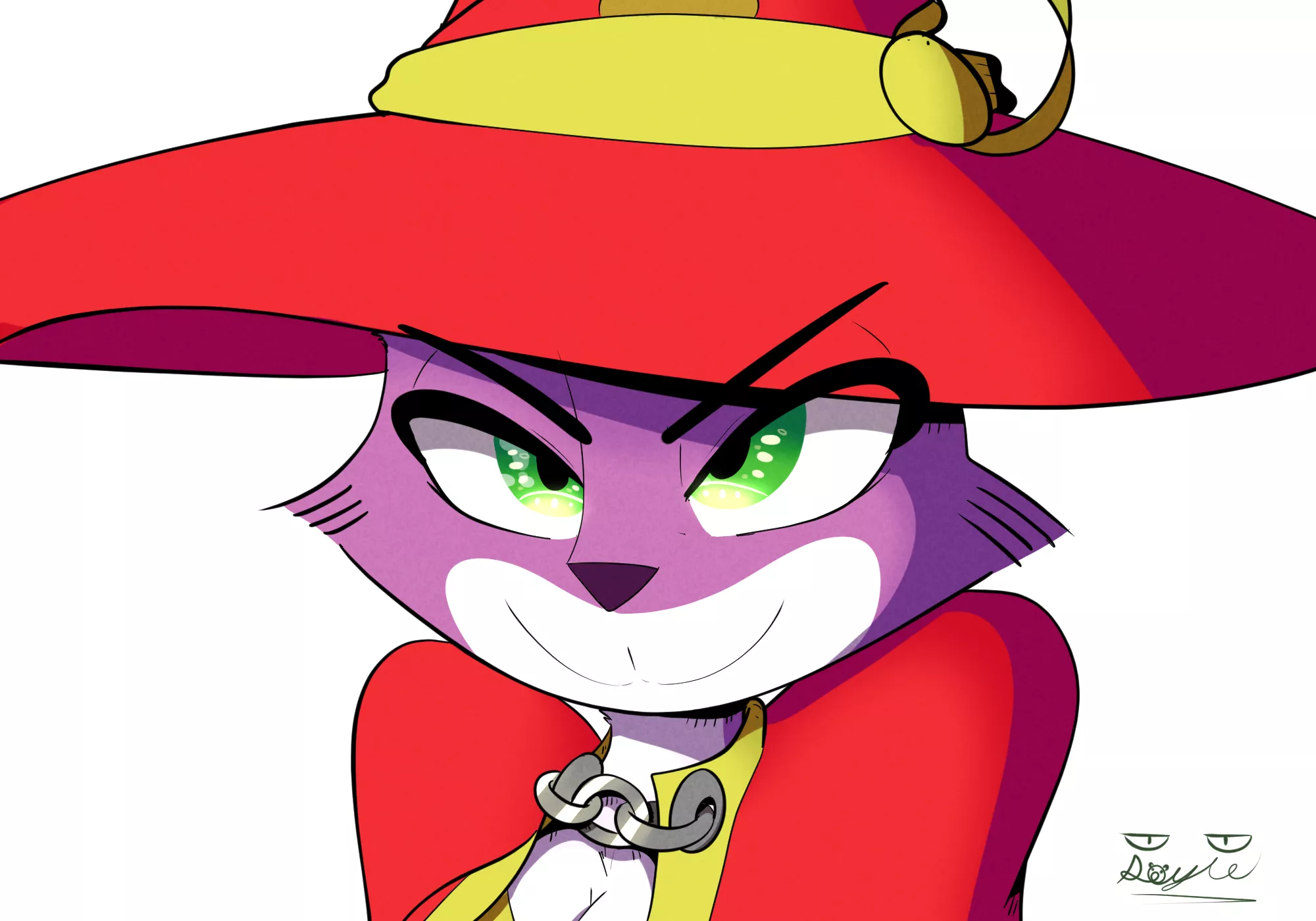 An Evil Grin (art by me) posted by shade105