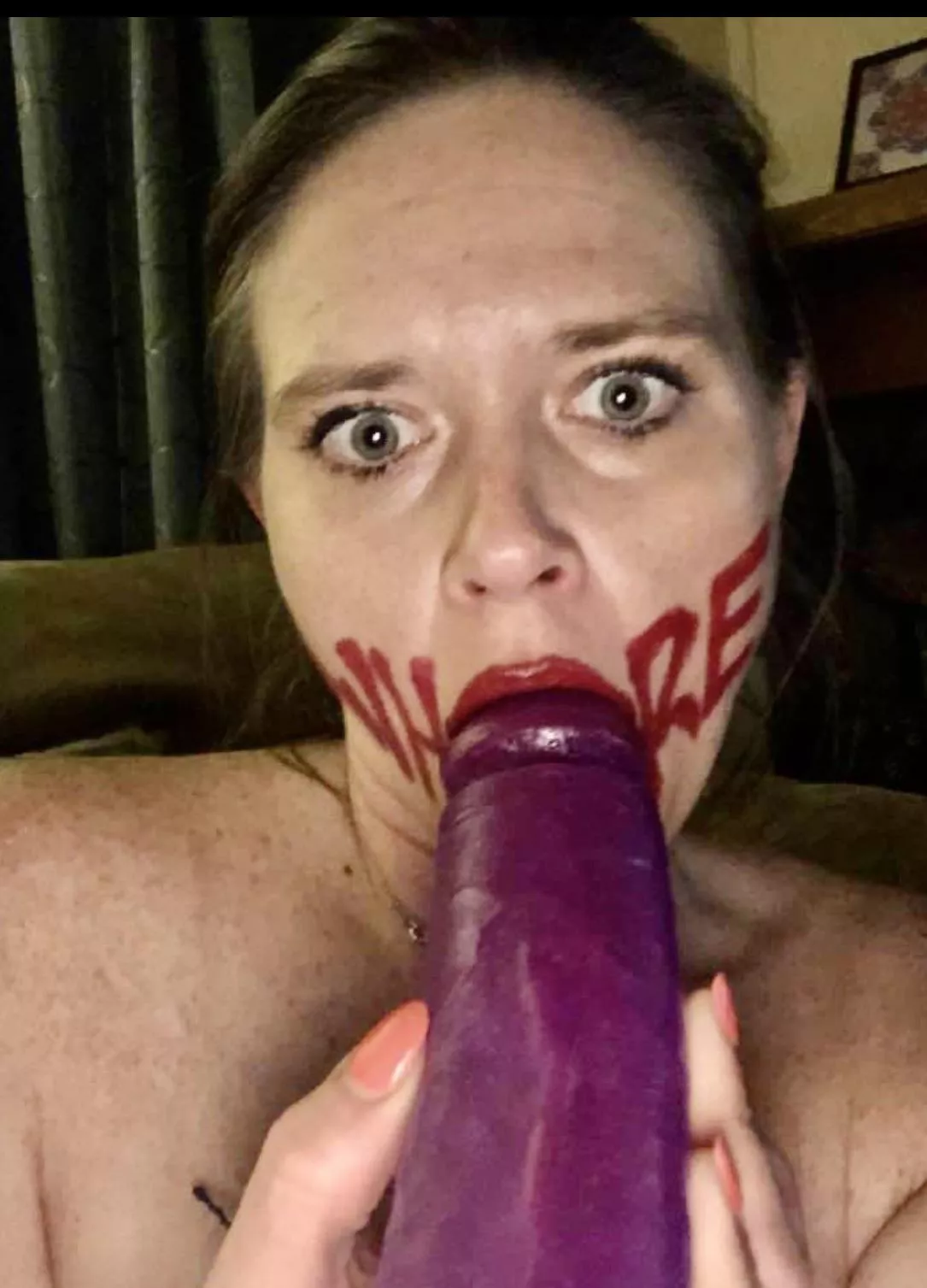 An oldie but a goodie. When I was first trying to impress daddy and let him know what a cock whore I was. posted by koosika