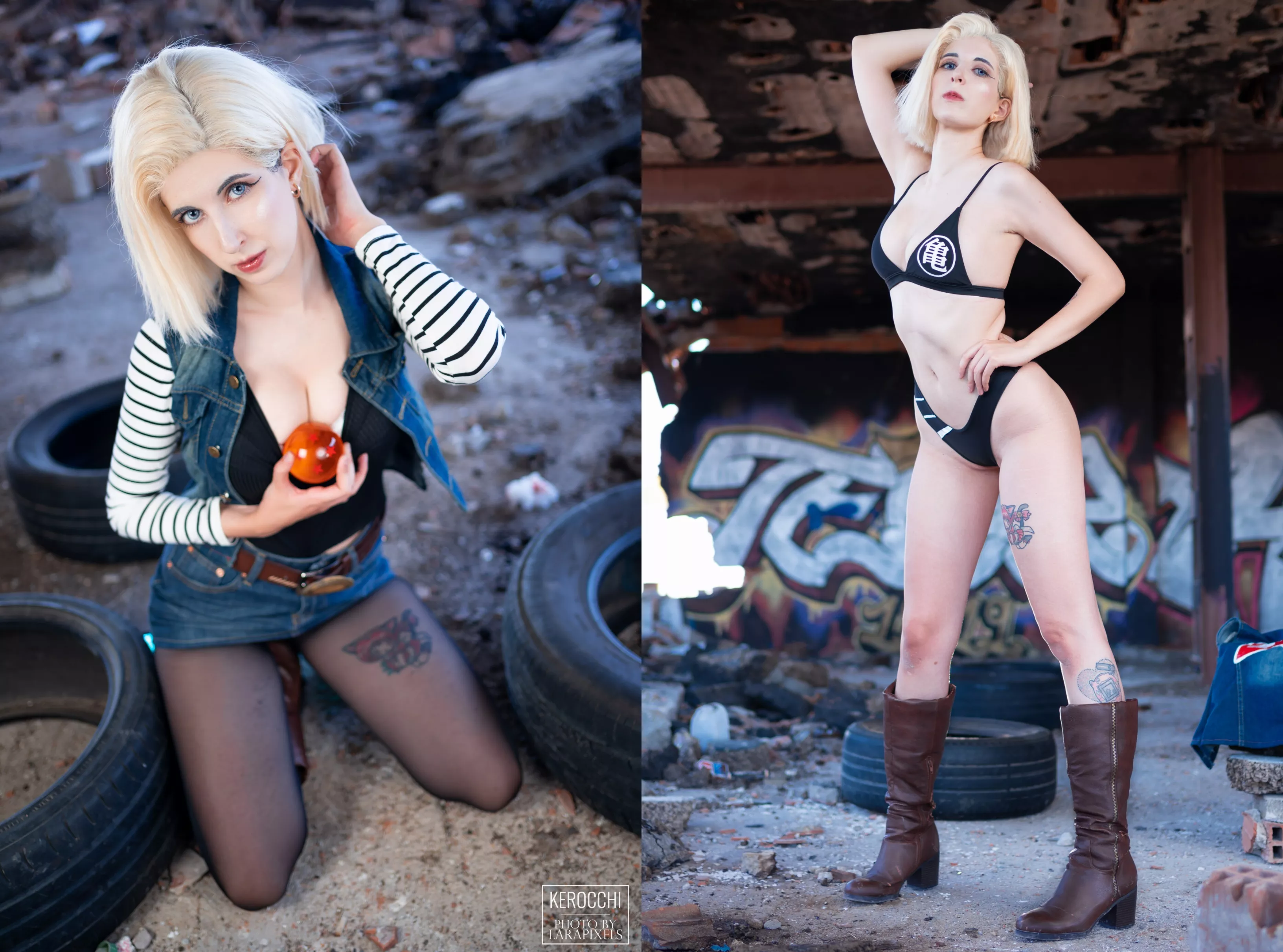 Android 18 erocosplay from Dragon Ball Z! What did you wish for to Shenron? ~ Kerocchi posted by kerocchi