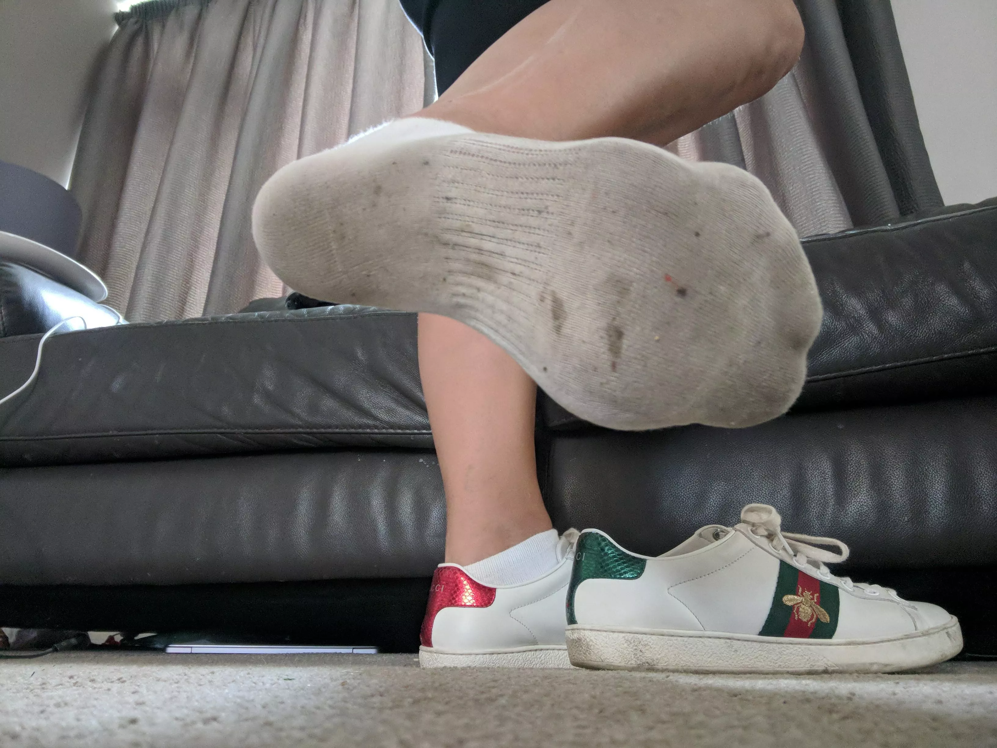 Ankle socks and my Gucci's ;) 😜 posted by iwantaria