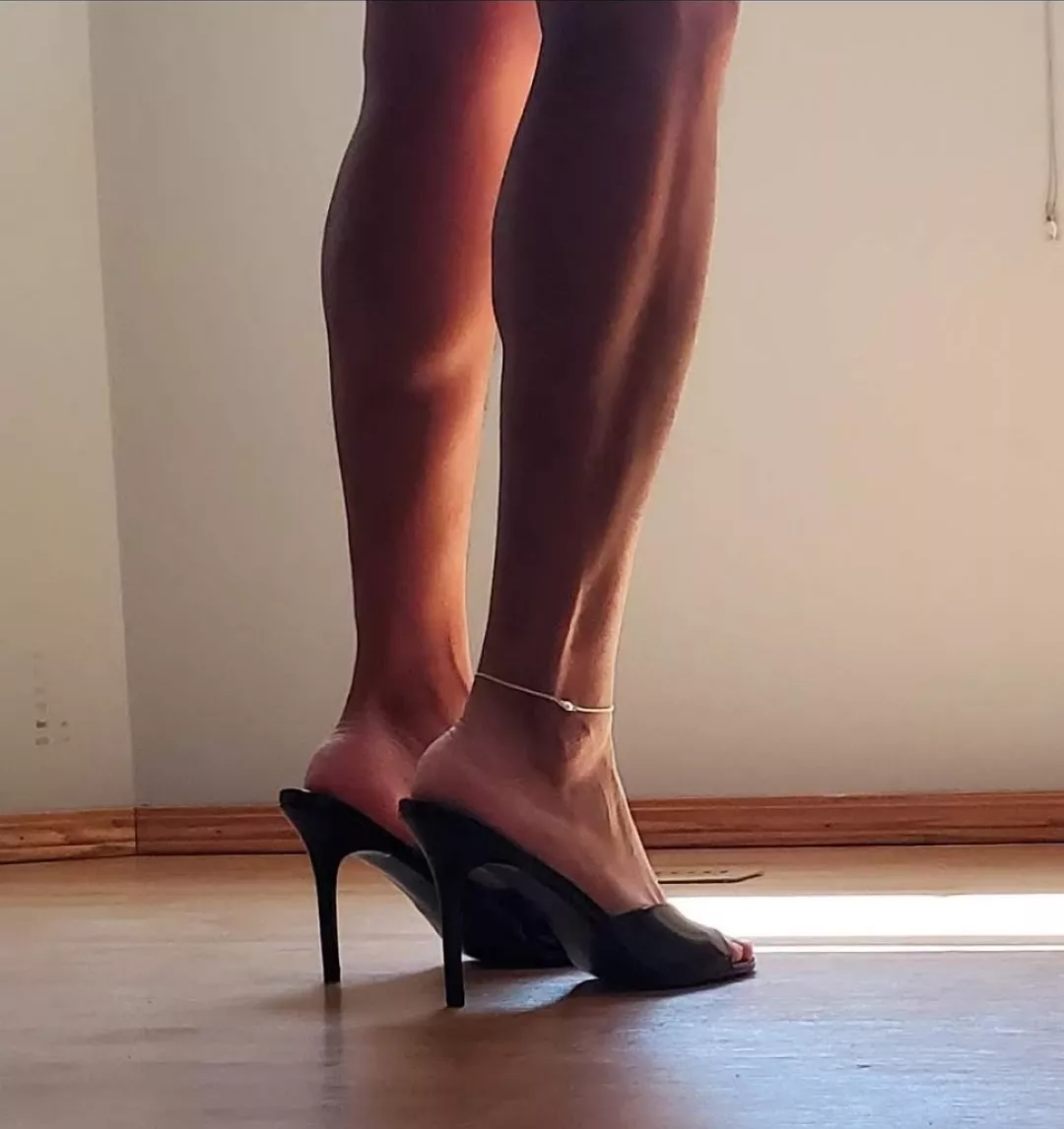 Anklet and black heels posted by [deleted]