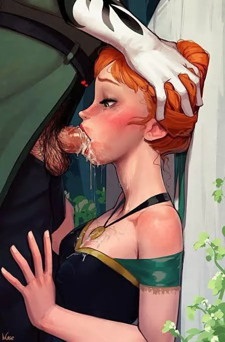 Anna gets cum in her mouth (InCase) [Frozen] posted by Redeyexaxa987