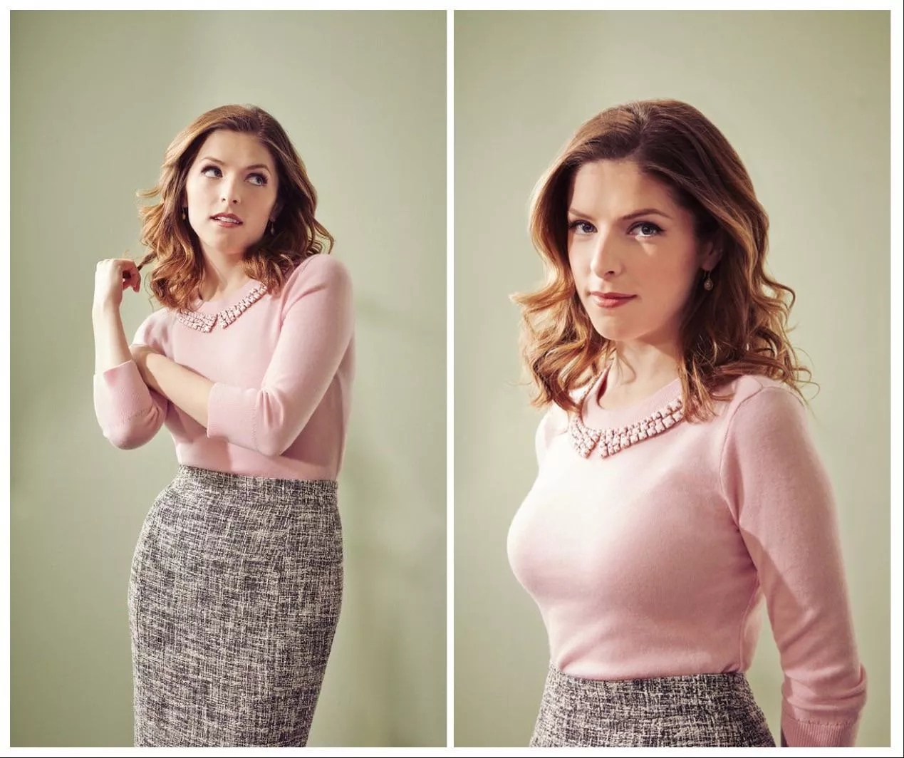 Anna Kendrick as a sexy secretary posted by kingofrats1212