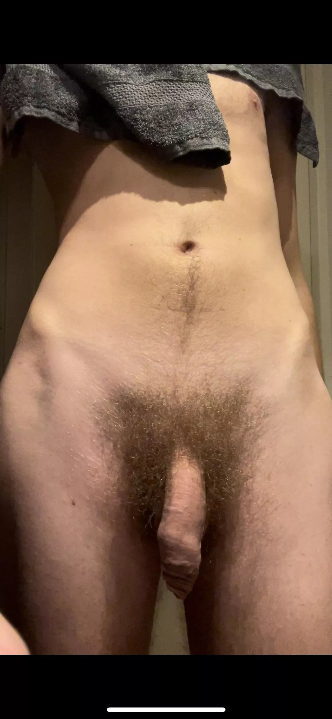 Another after-shower picture of my cock and bush. posted by AlexxxBrody