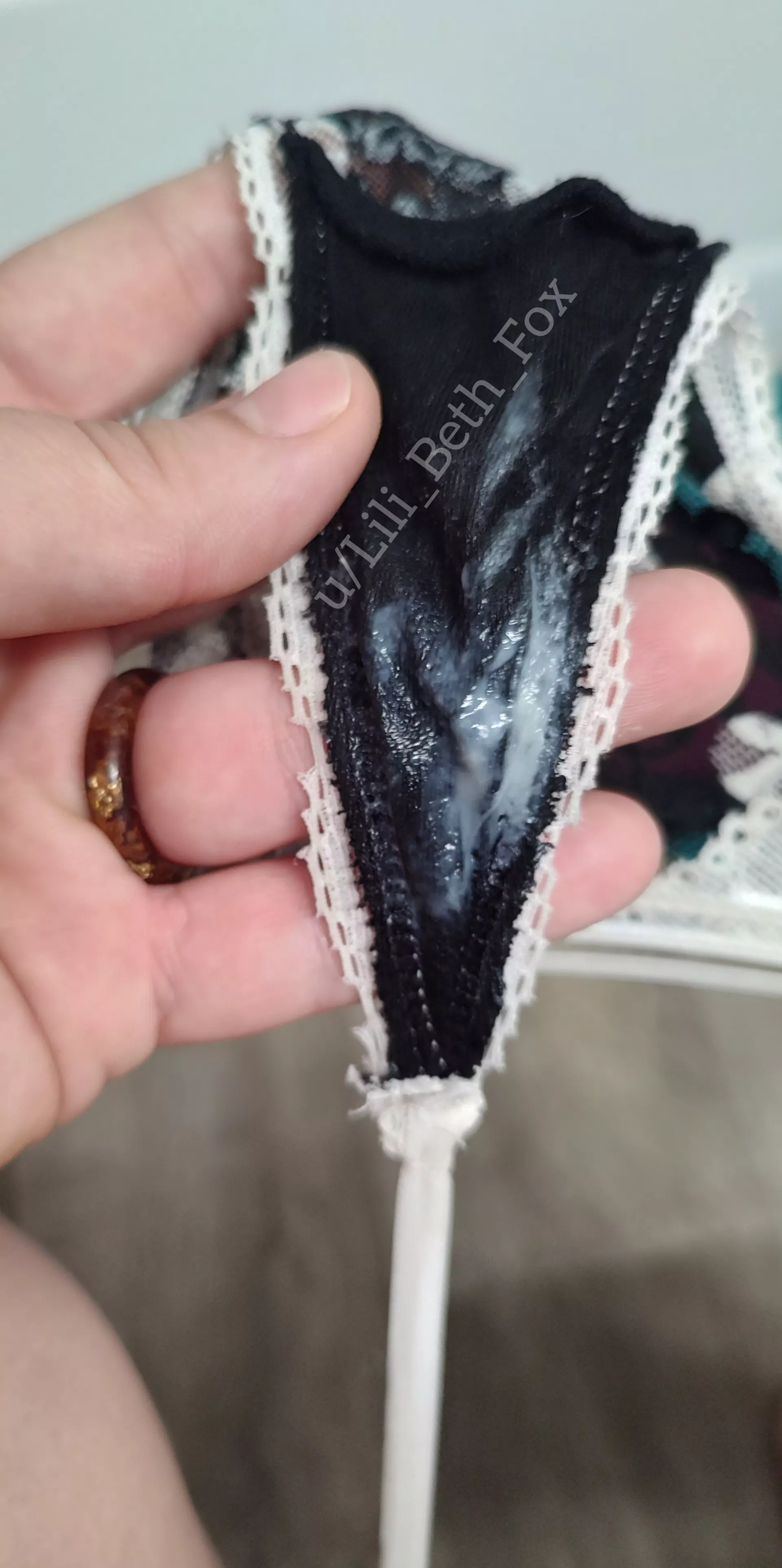 Another day... Another tiny panty creamed with my sweet grool 💦[OC] posted by Lili_Beth_Fox