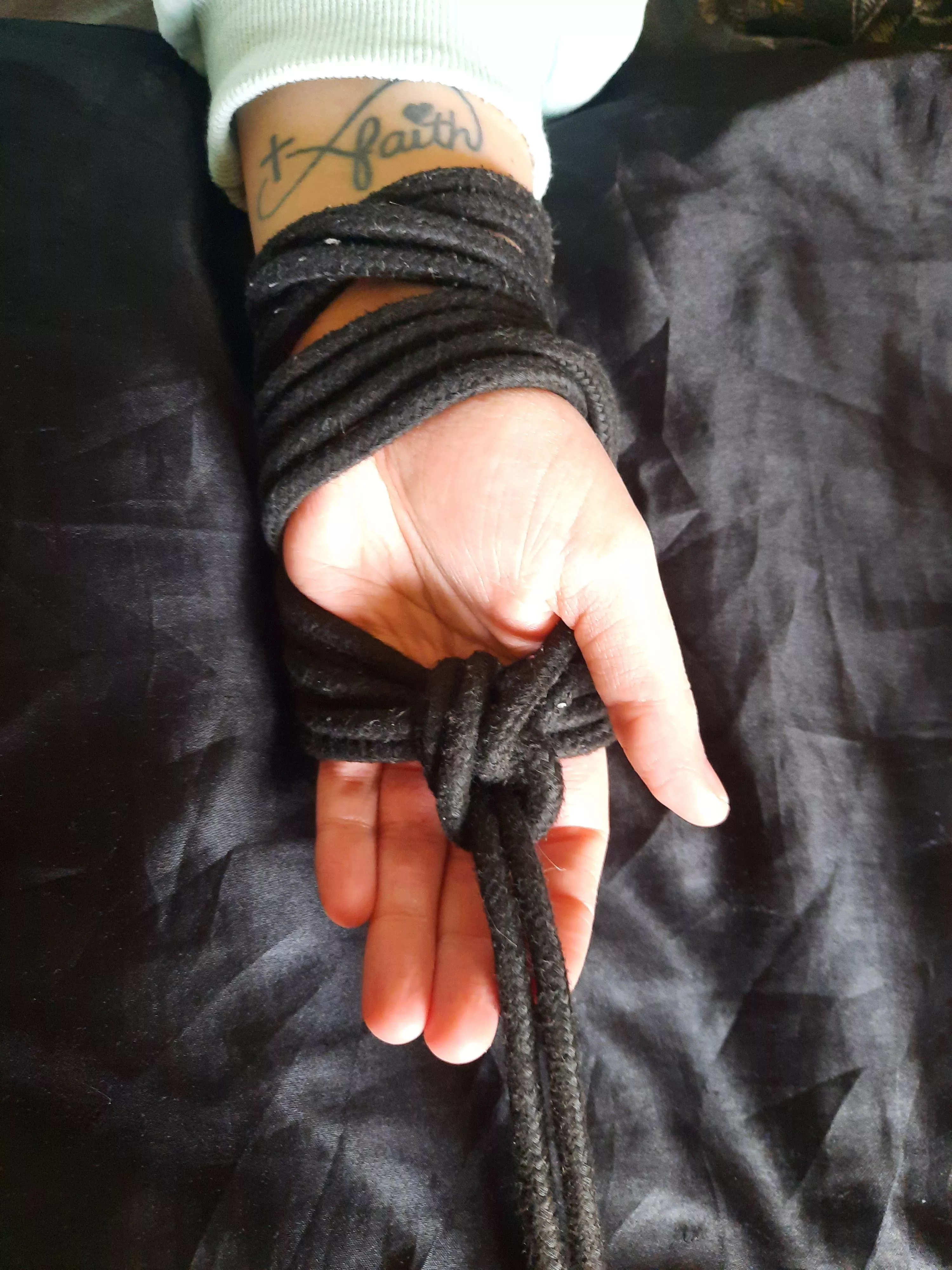 Another new rope tie from my husband on me posted by ben_kayla