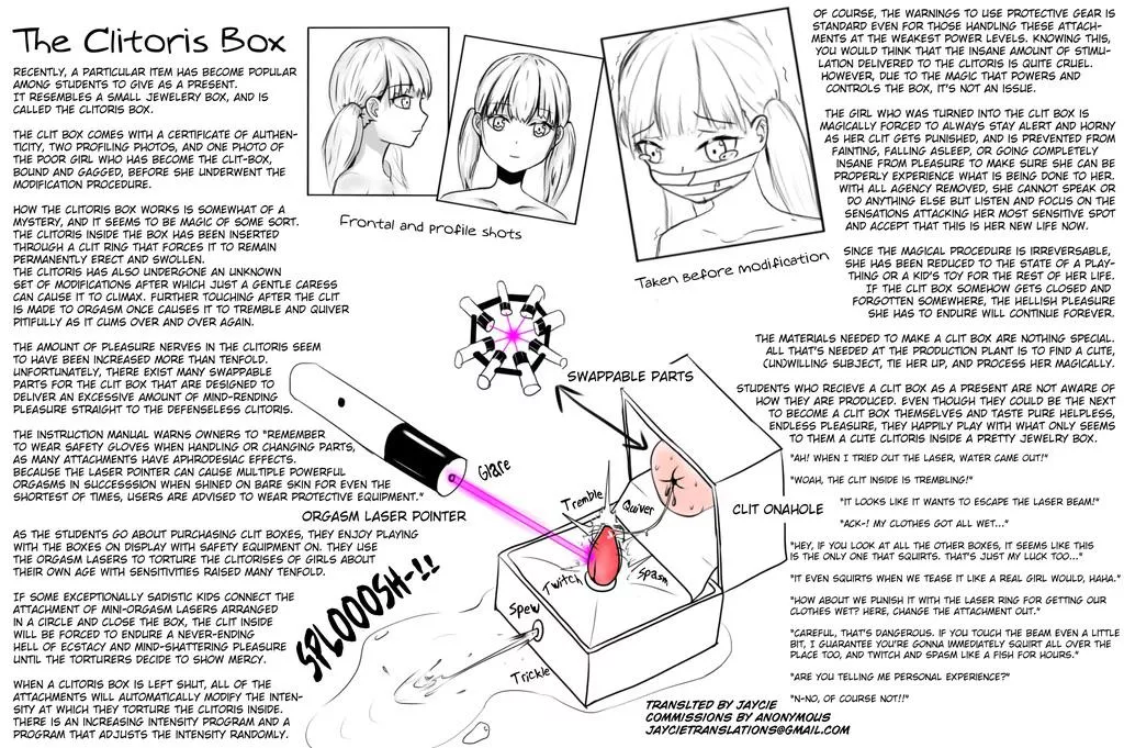 Any Chance anyone wants to rp this clit box story 19F posted by OrgasmTorture