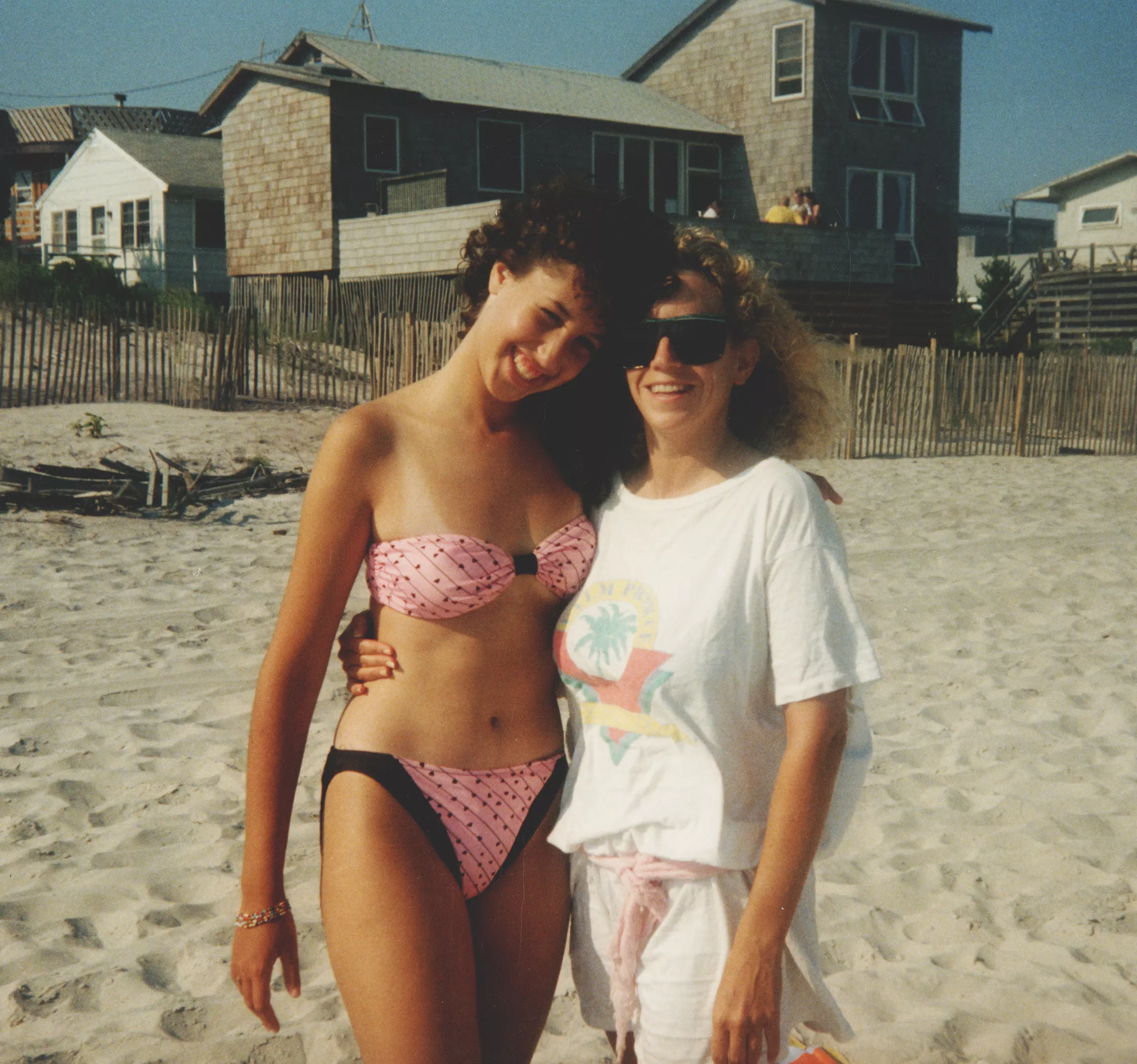 Any love for vintage bikinis? Me on the left, 1989, Cape Cod posted by RunawayWhirligigs