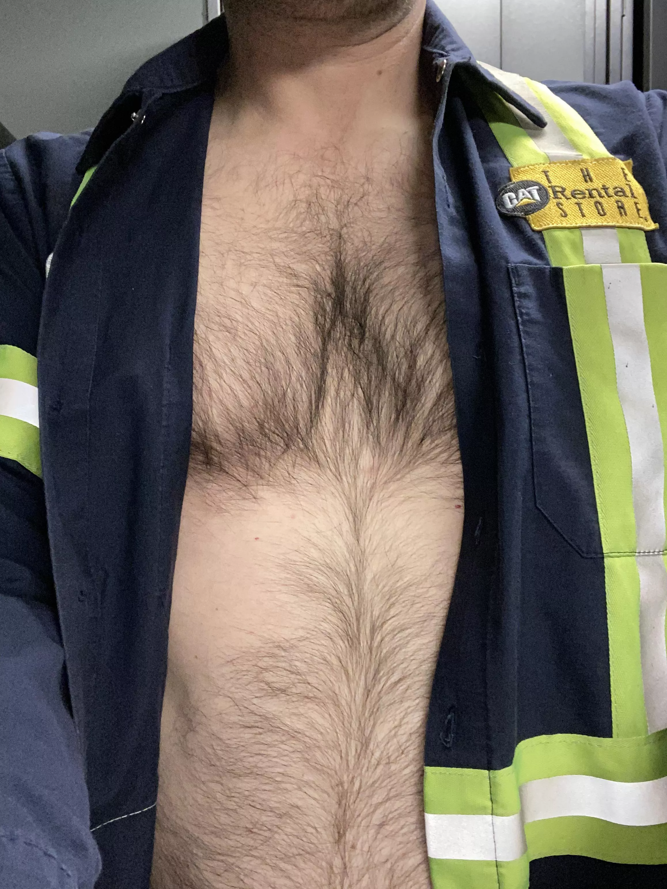 Anybody like a hairy chest in uniform? posted by powdercat600