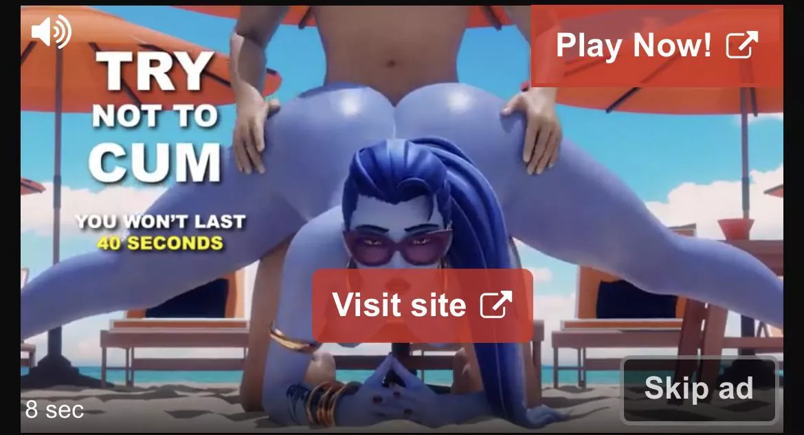 Anyone know the source of this widowmaker animation that showed up in an ad? posted by NSFW-27