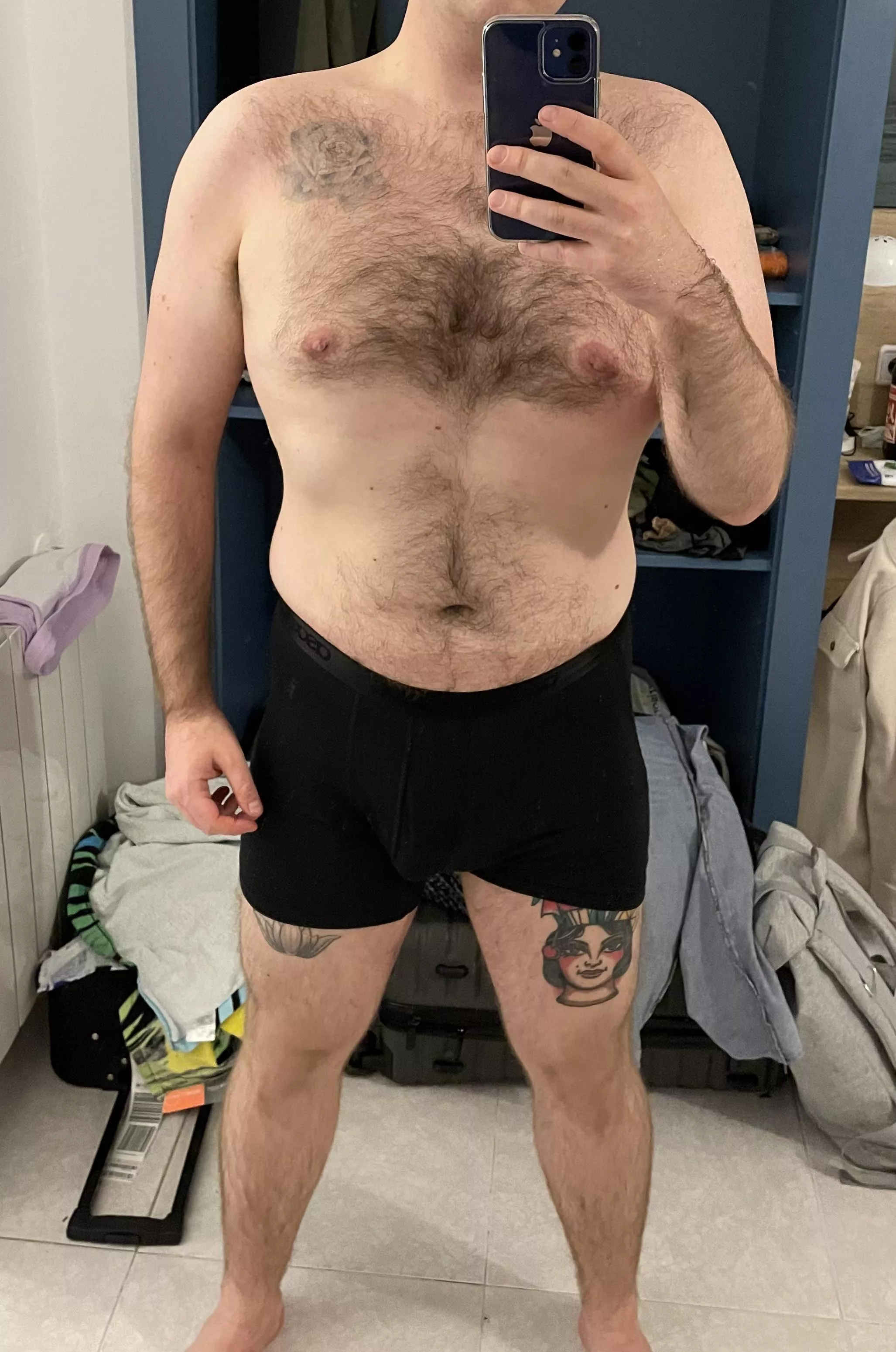 Anyone like a cub with tattoos? Gotten a bit of a bear-ier body recently and can’t complain! posted by mwh95