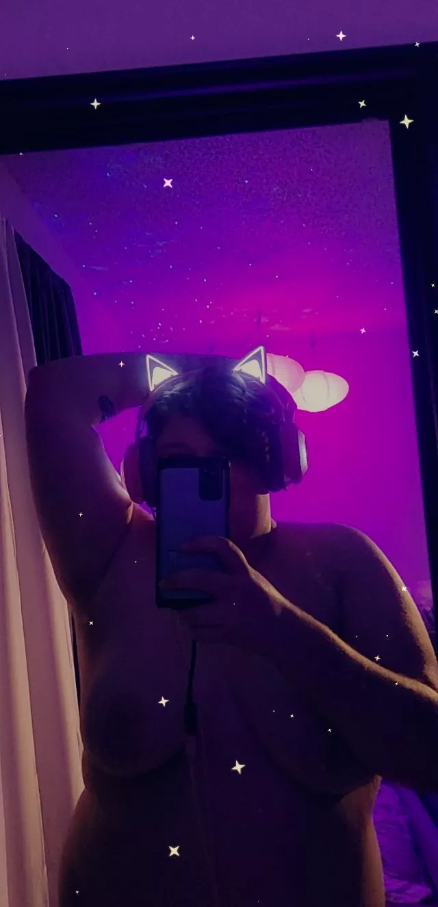 Anyone looks cute in the cat ear headphones ðŸ¥° posted by OshMoshThere