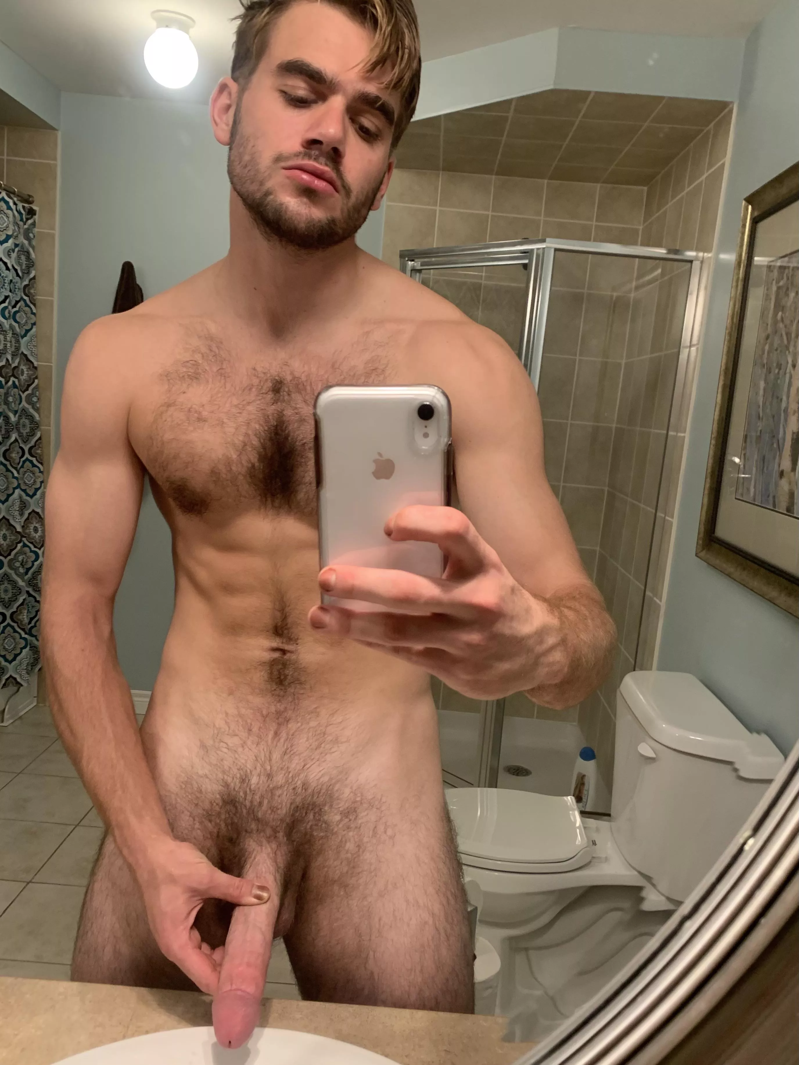 Anyone wanna come shower w a hairy 6’4 guy? posted by newacctsamedude