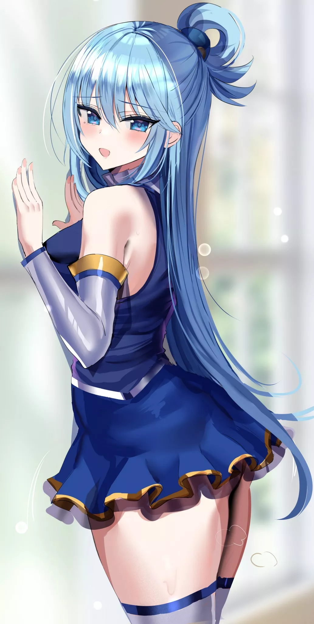 Aqua is pure temptation (花咲方茶) [KonoSuba] posted by queshu22