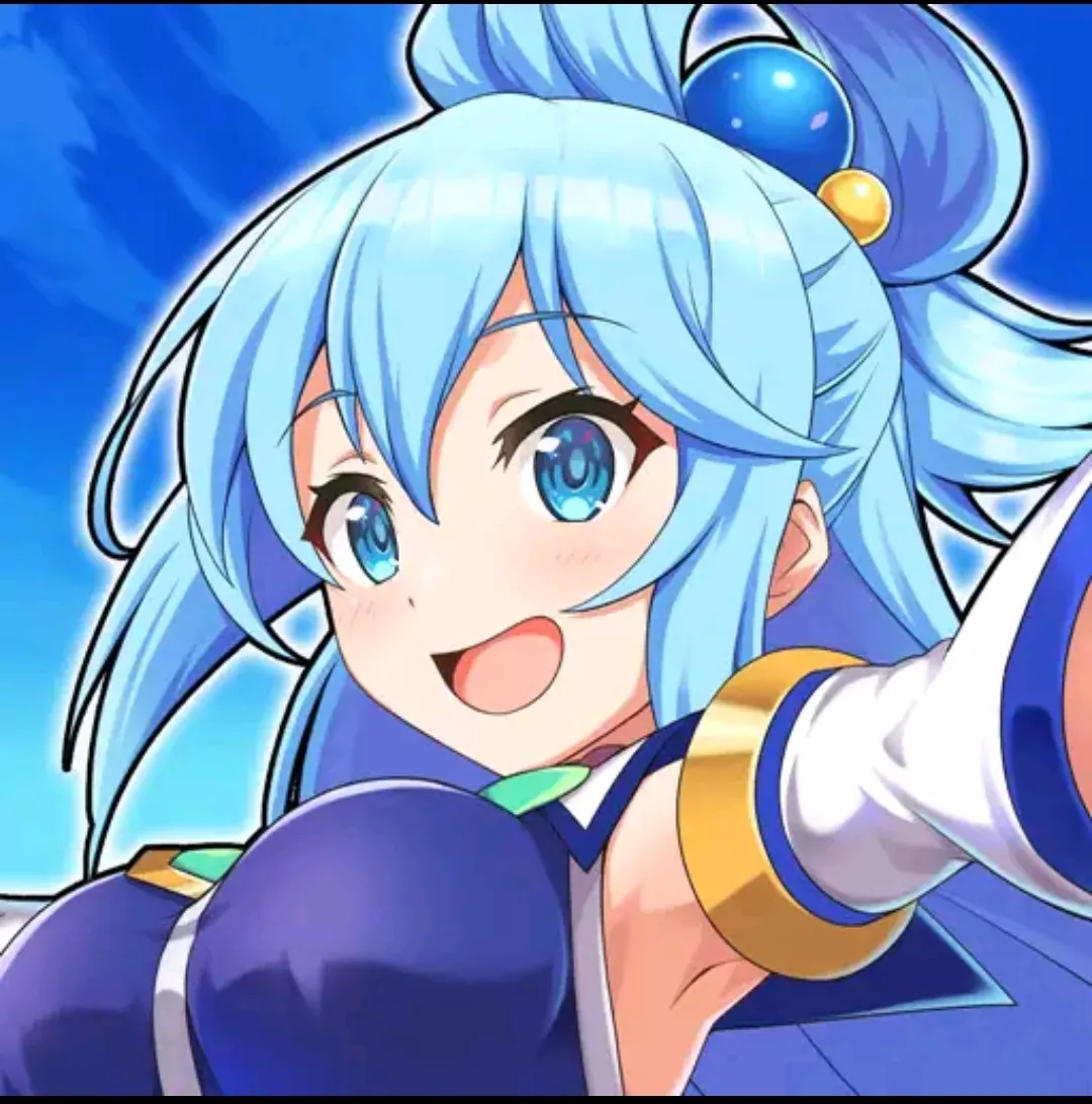 Aqua's armpit in the icon from Konosuba' mobile game ✨😎👌 posted by BornInABlackRiver